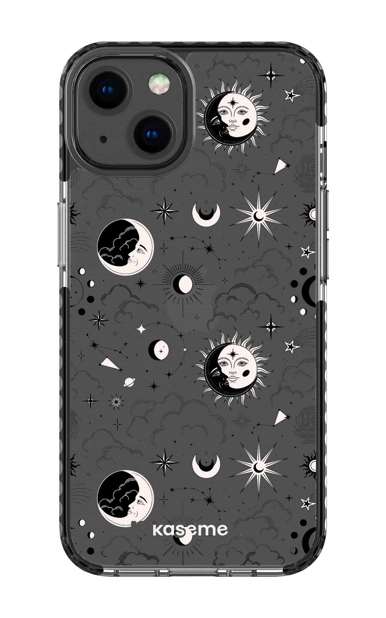 Milky Way Black Clear Case - iPhone 13