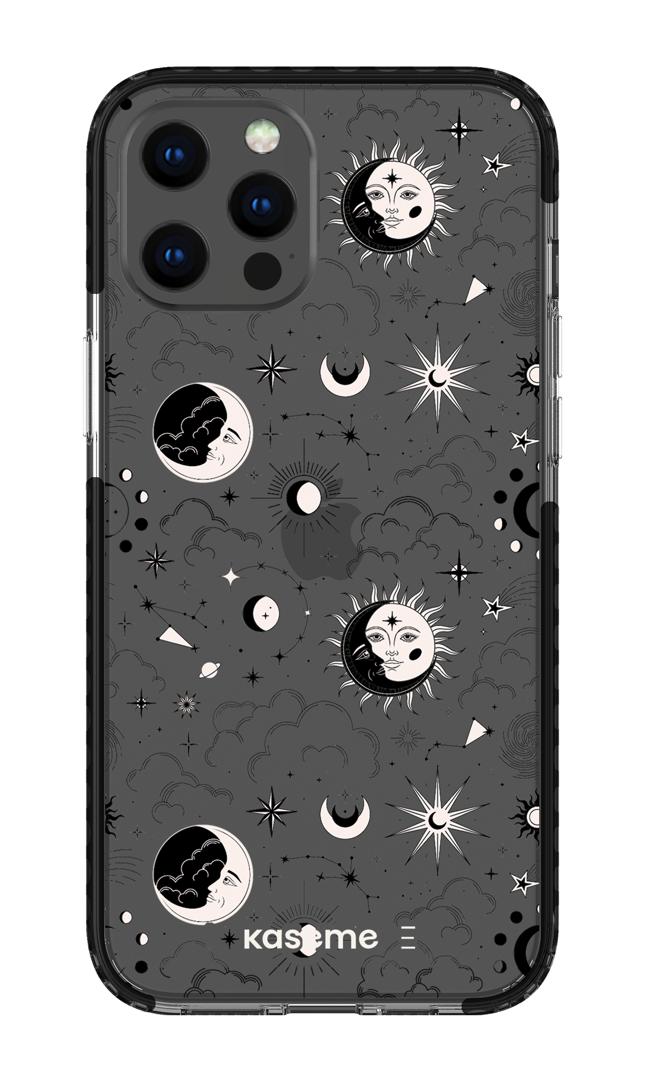 Milky Way Black Clear Case - iPhone 12 pro Max