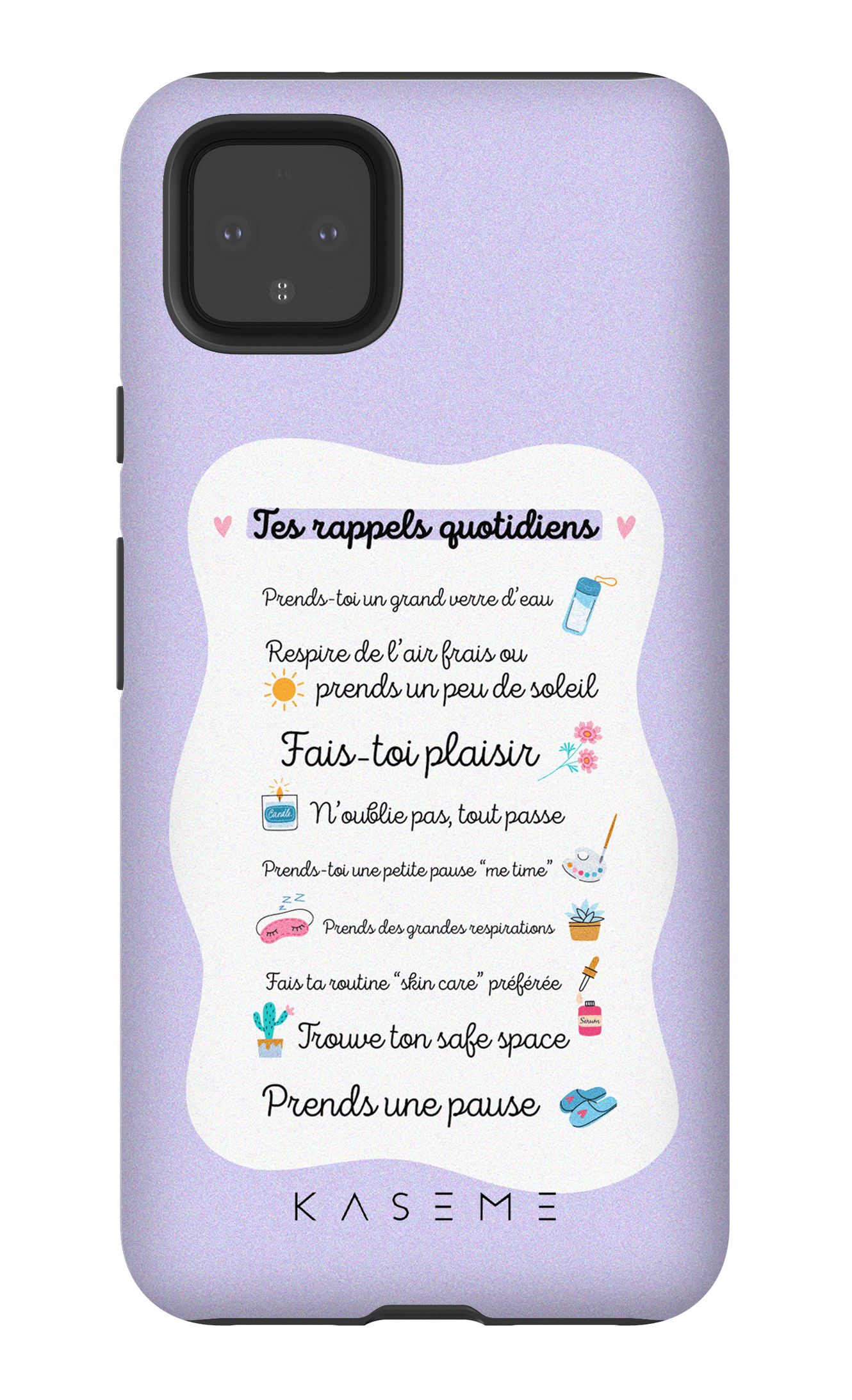 Ton rappel quotidien purple - Google Pixel 4 XL