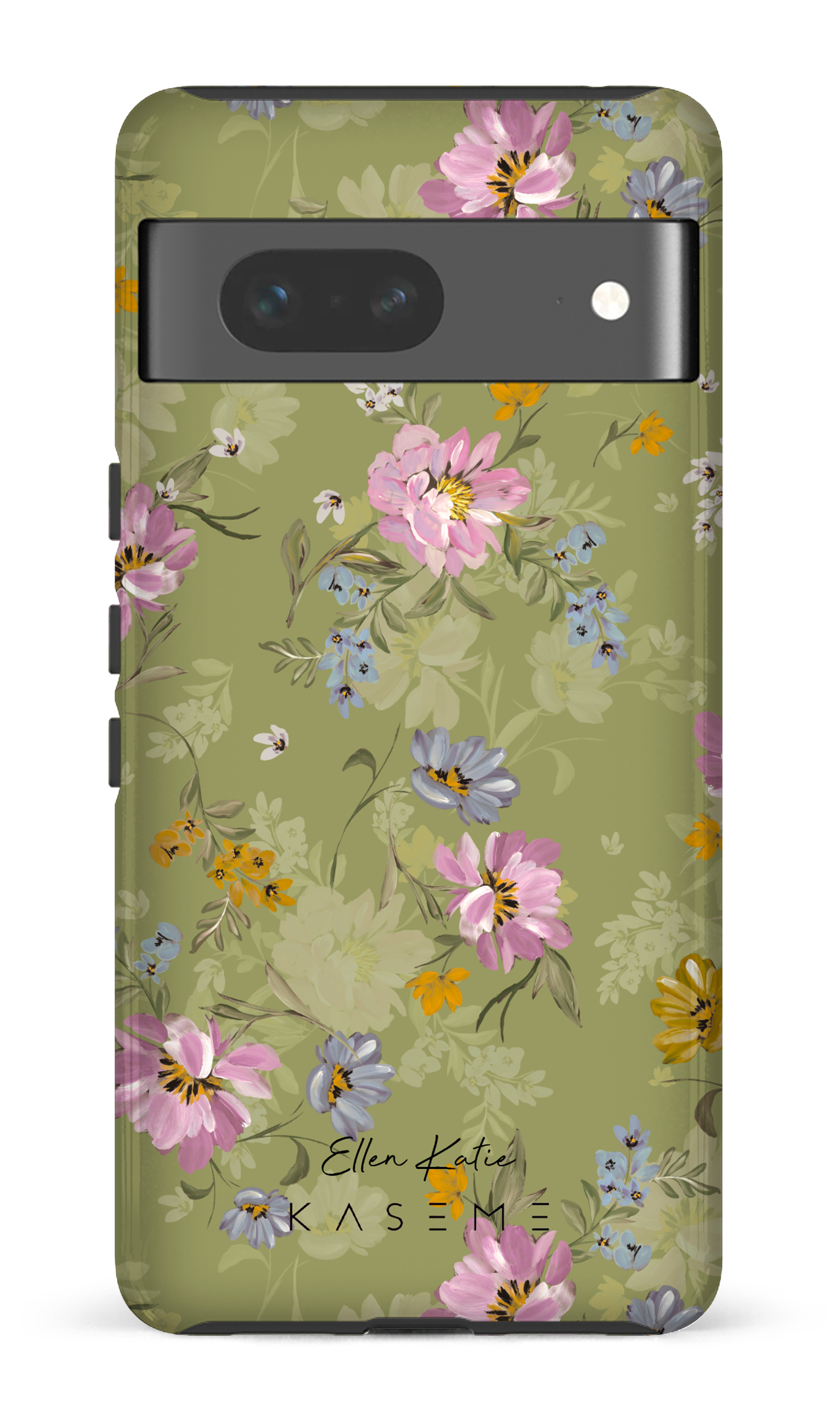 Seasonal Florals Green by Ellenkatie_ - Google Pixel 7