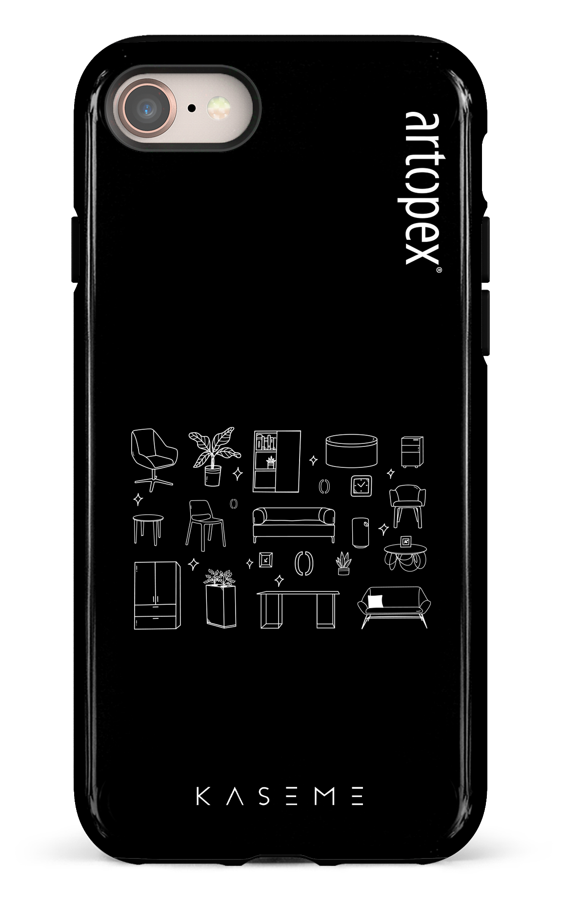 L'essentiel noir par Artopex - iPhone 8