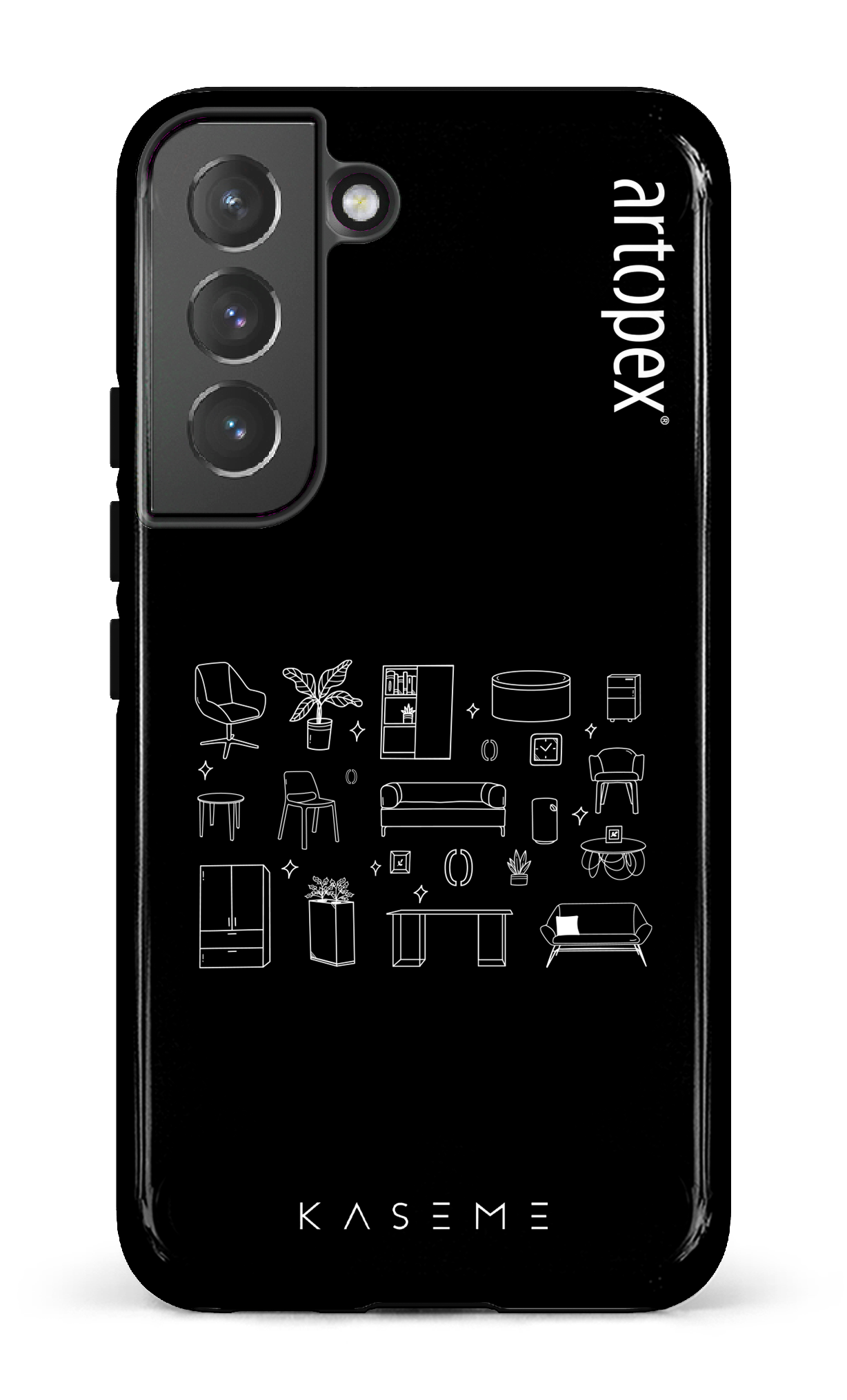 L'essentiel noir par Artopex - Galaxy S22