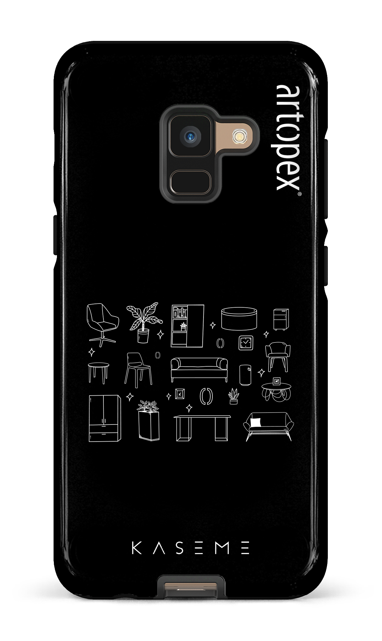 L'essentiel noir par Artopex - Galaxy A8