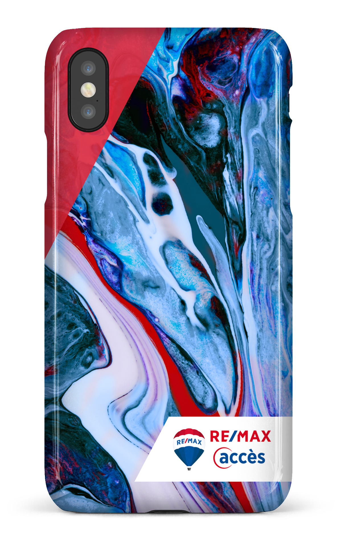 Peinture marbrée claire - iPhone X/Xs