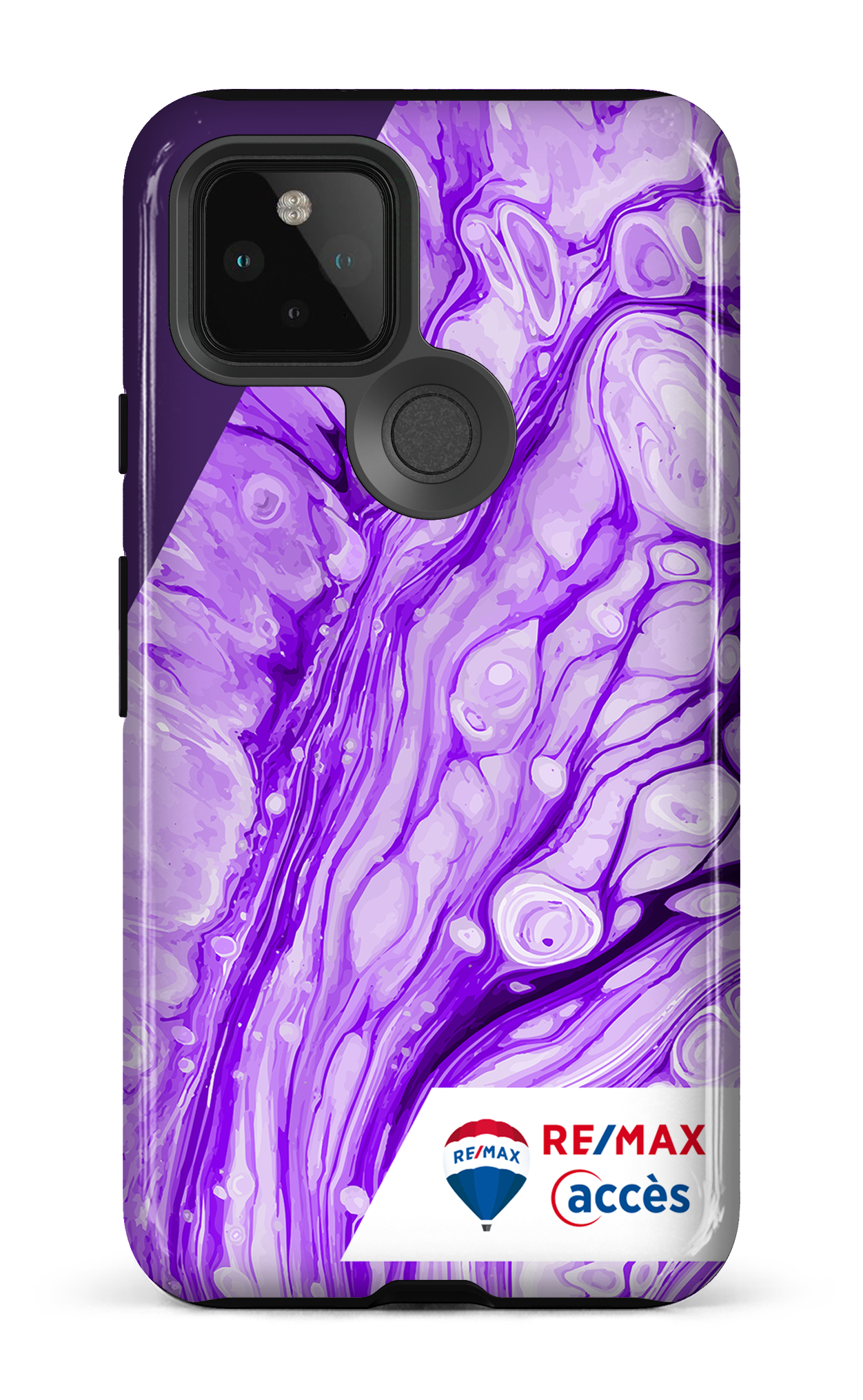 Peinture marbrée claire violette - Google Pixel 5