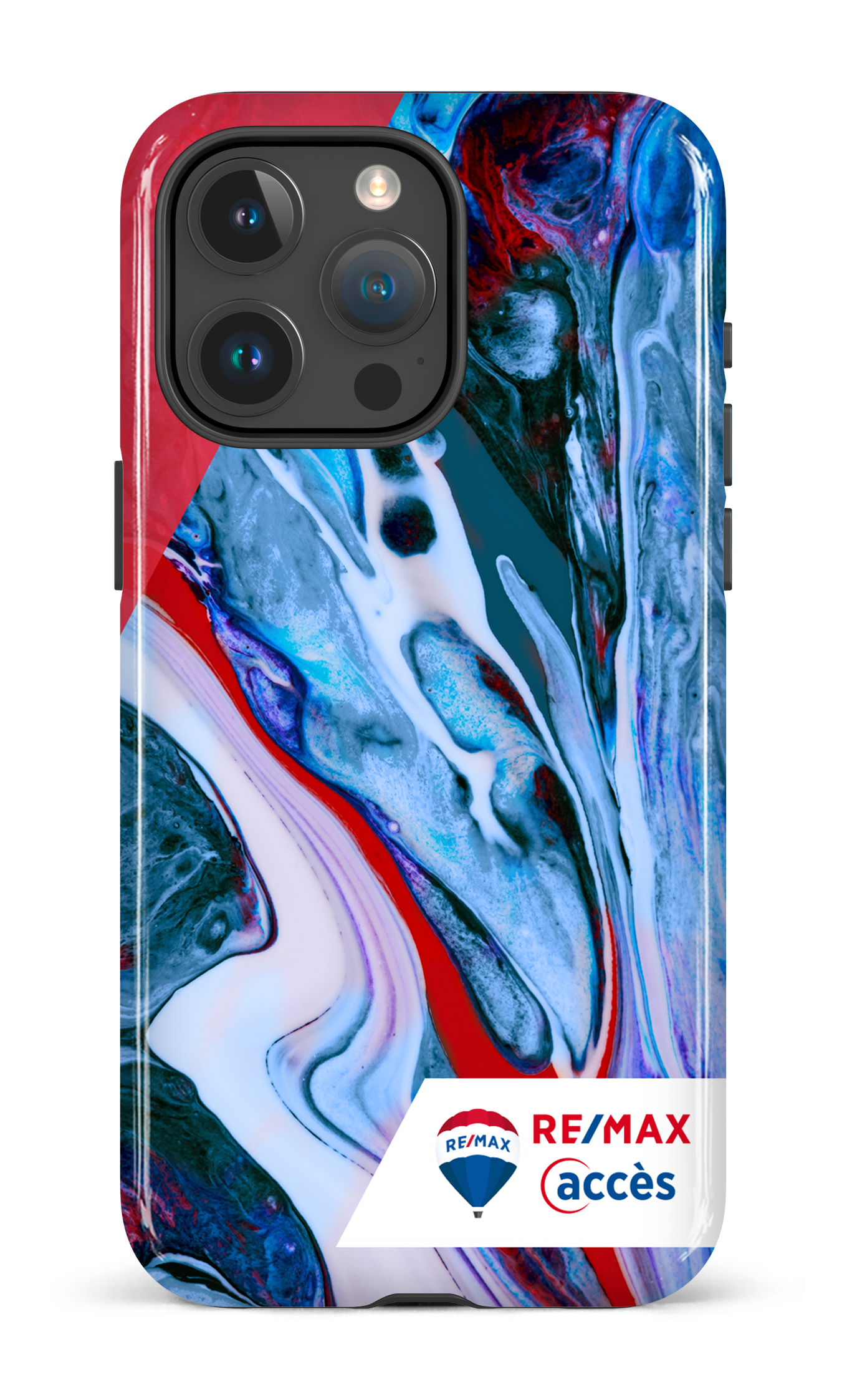 Peinture marbrée claire - iPhone 15 Pro Max