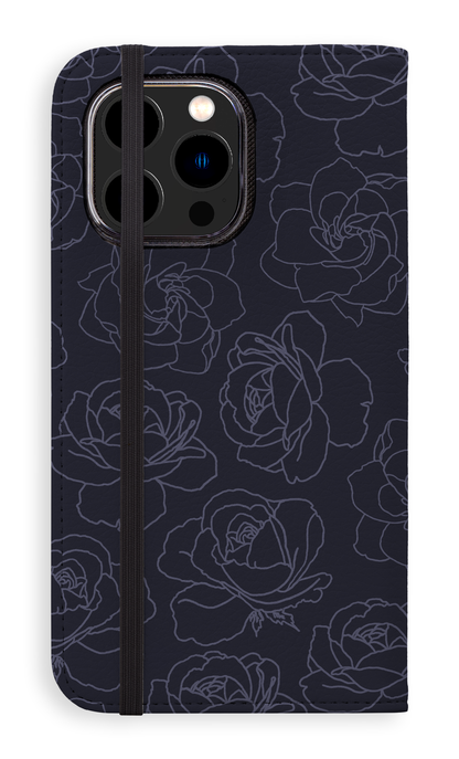 Polar flowers - Folio Case - iPhone 15 Pro Max