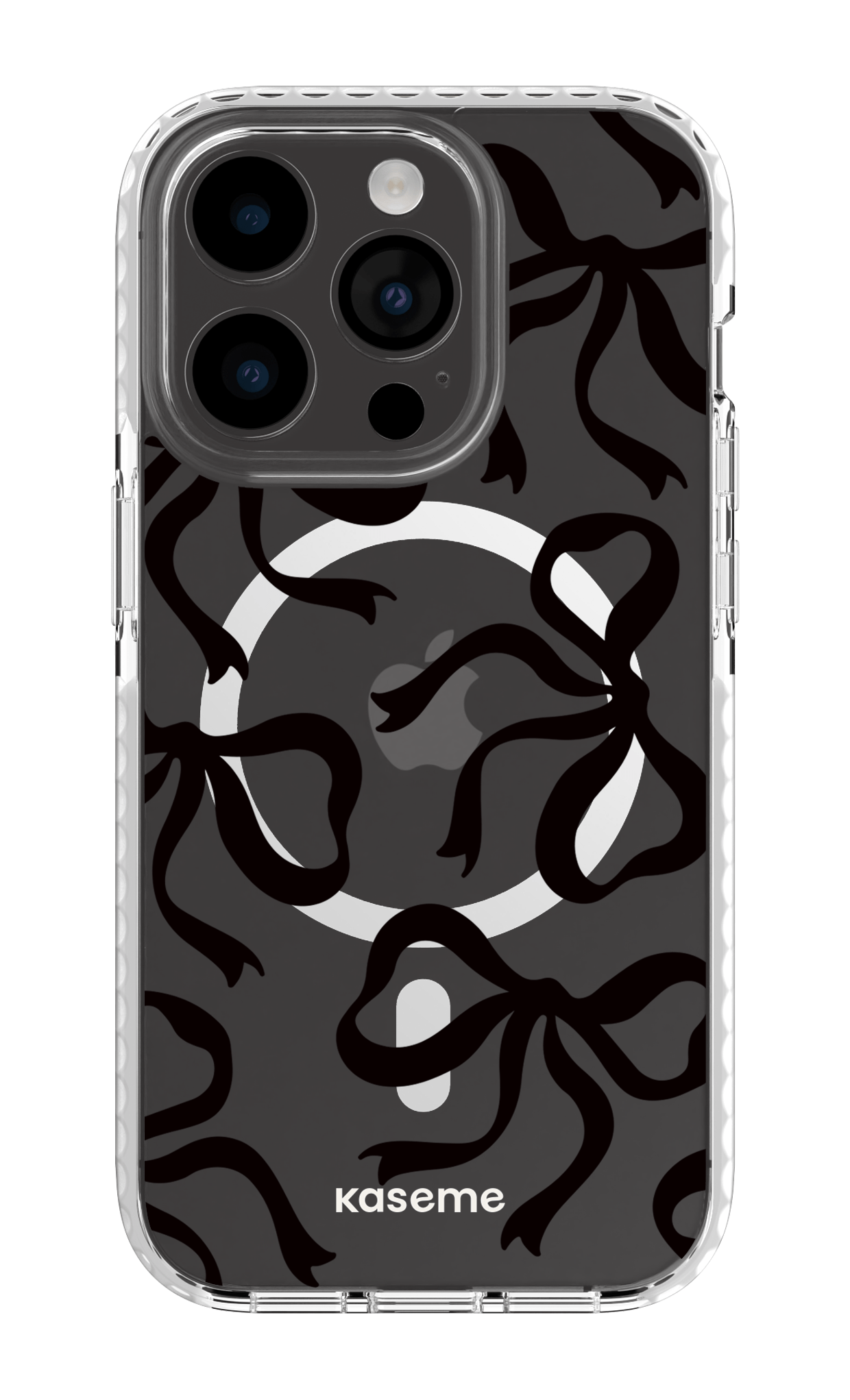 Lace Black Clear Case - iPhone 14 Pro