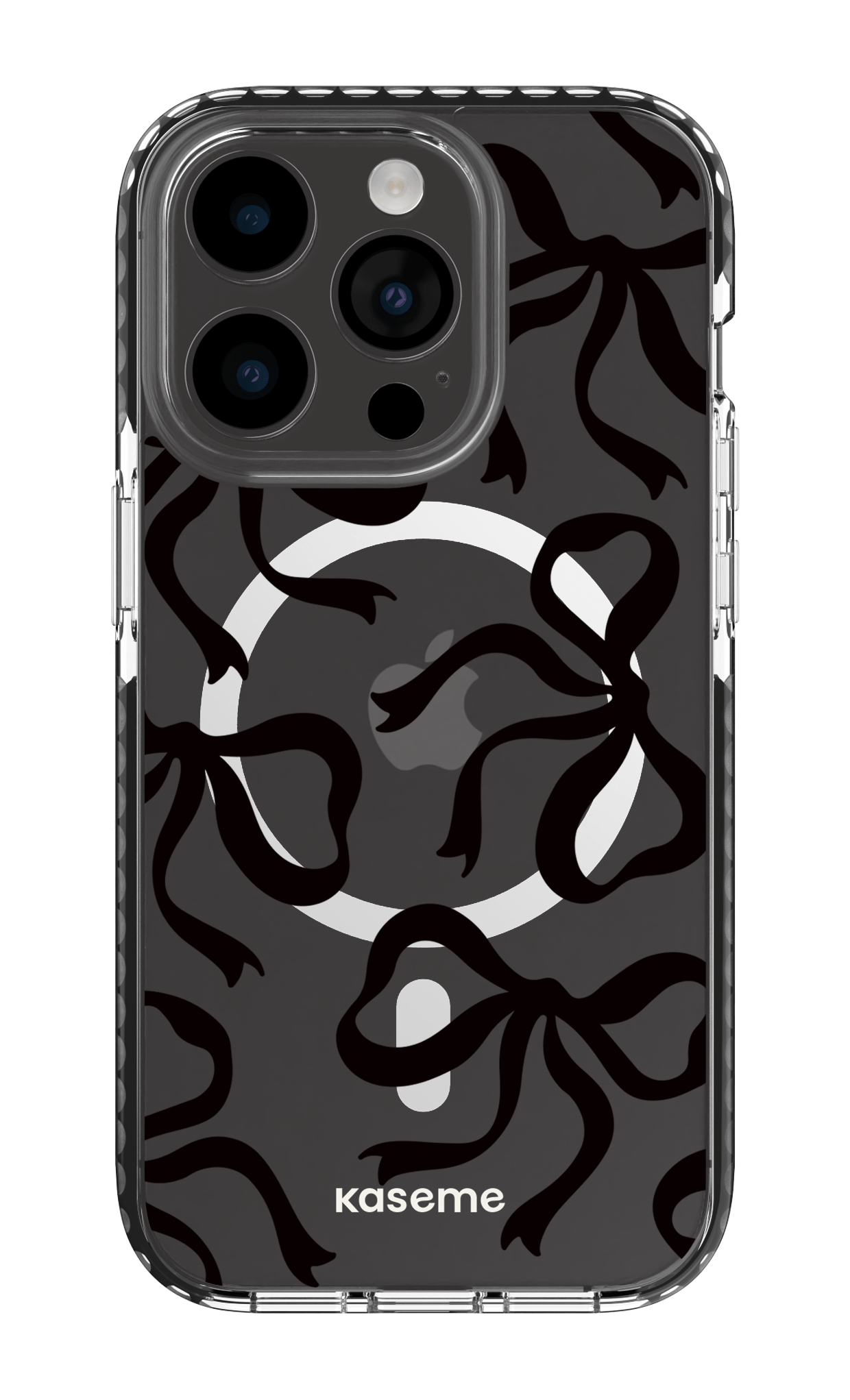 Lace Black Clear Case - iPhone 14 Pro