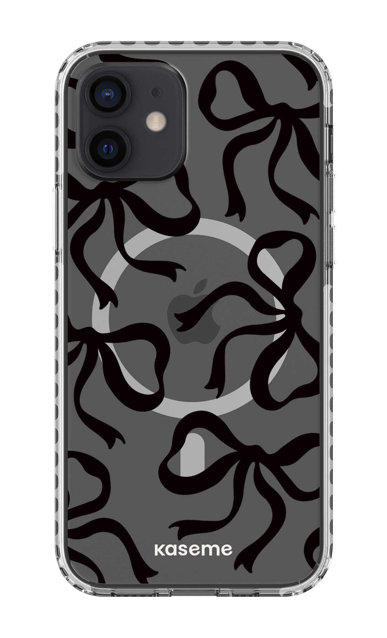 Lace Black Clear Case - iPhone 12