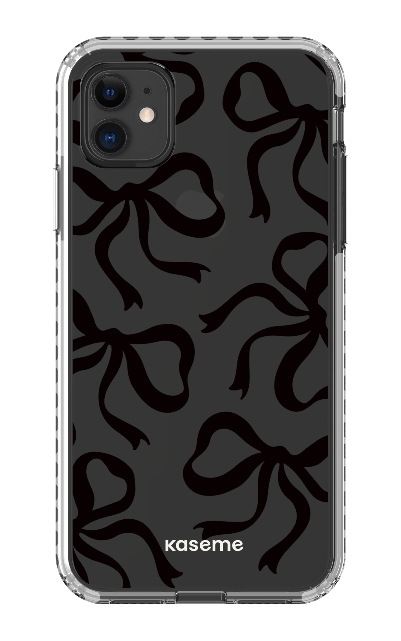 Lace Black Clear Case - iPhone 11