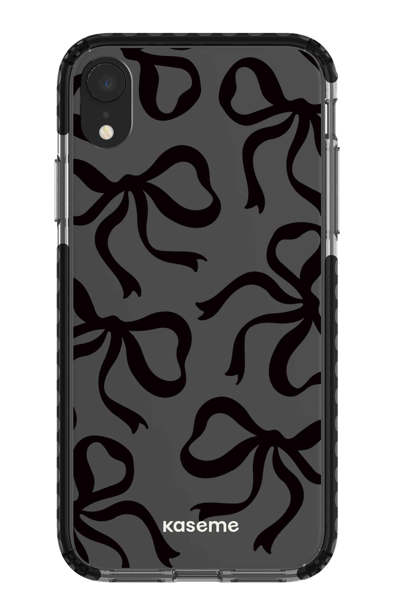 Lace Black Clear Case - iPhone XR