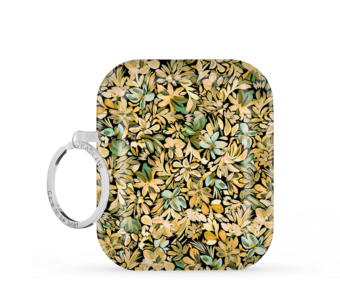 Decorative Fall Green by Ellenkatie_ AirPods case