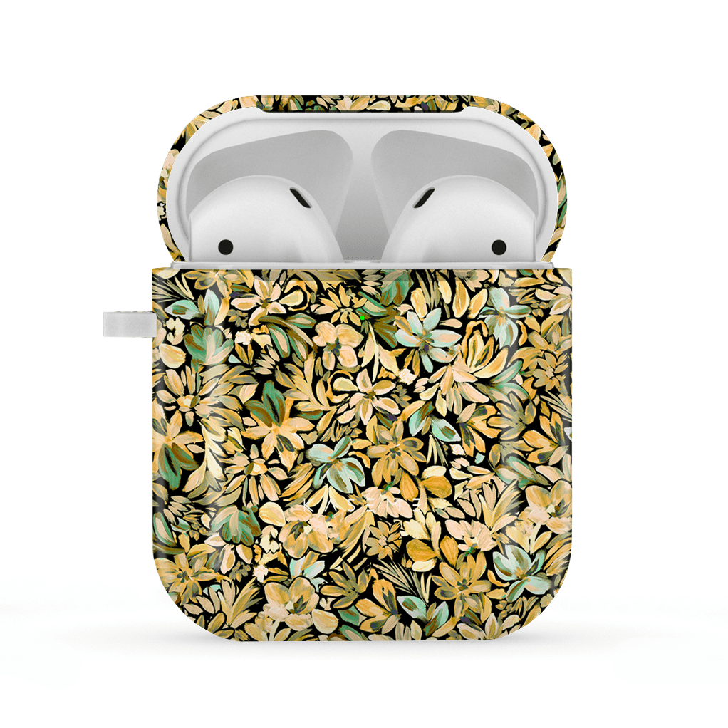 Decorative Fall Green by Ellenkatie_ AirPods case