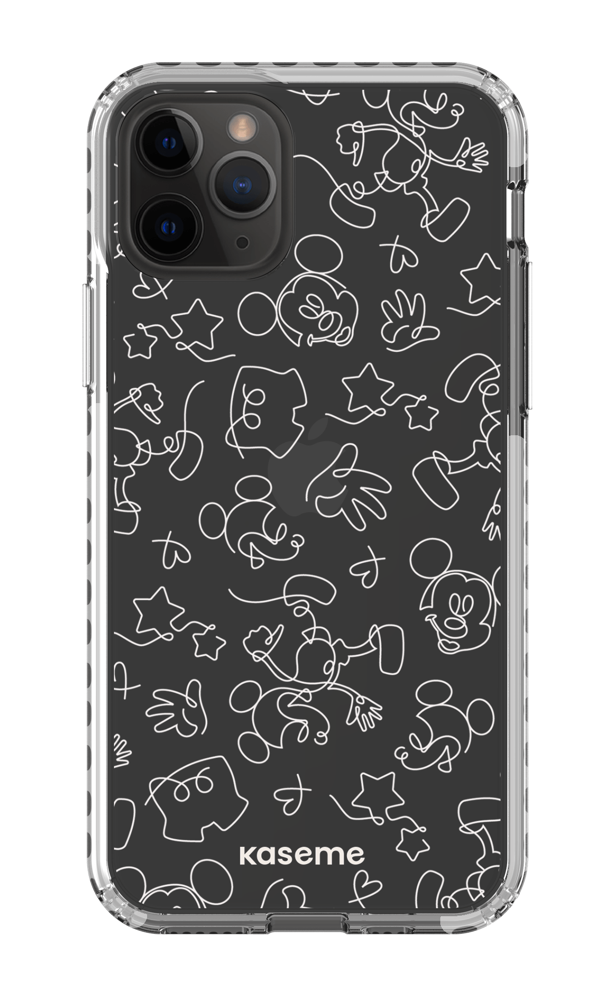Doodle Clear Case - iPhone 11 Pro Clear Case - White