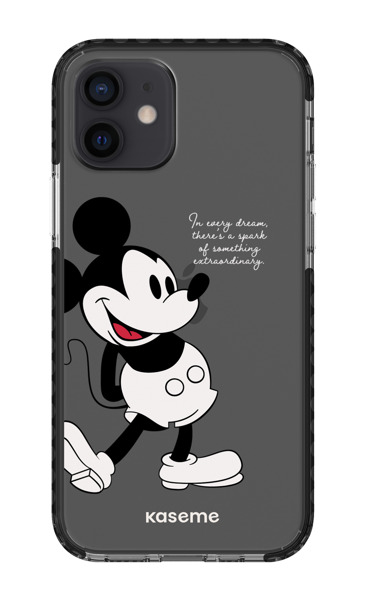 Dreamscape Clear Case - iPhone 12 Clear Case - Black