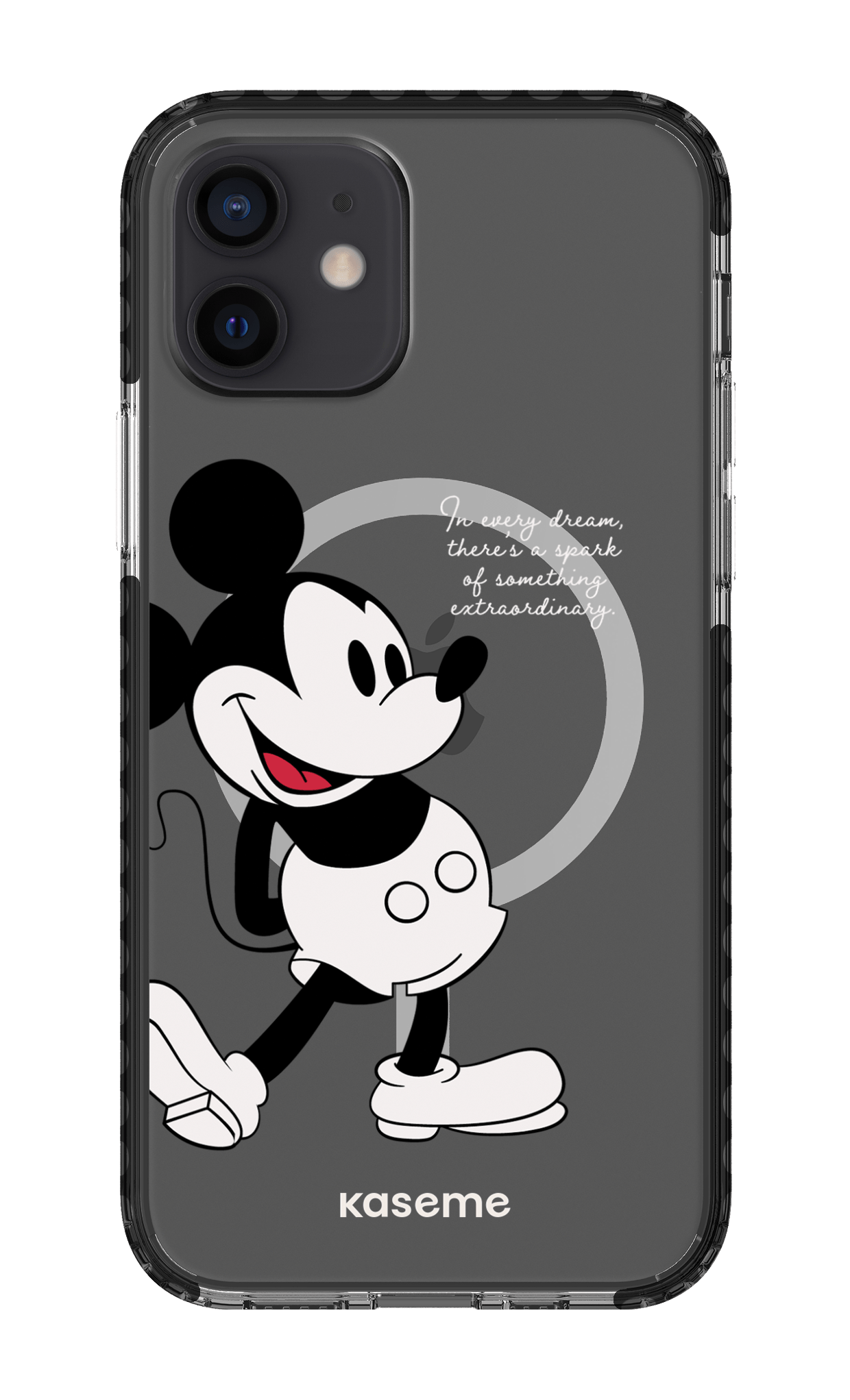 Dreamscape Clear Case - iPhone 12 Clear Case Magsafe - Black