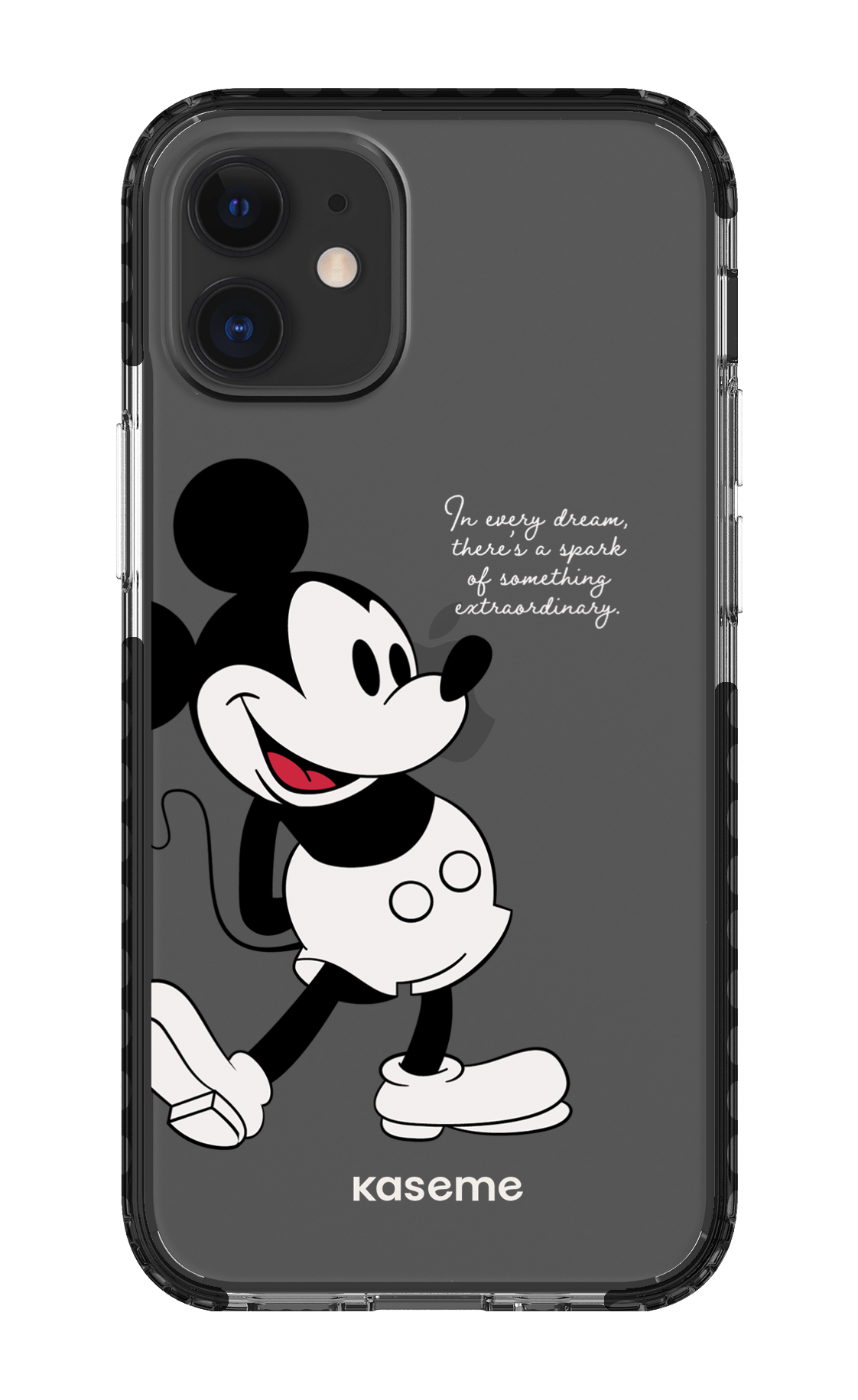 Dreamscape Clear Case - iPhone 12 Mini Clear Case - Black