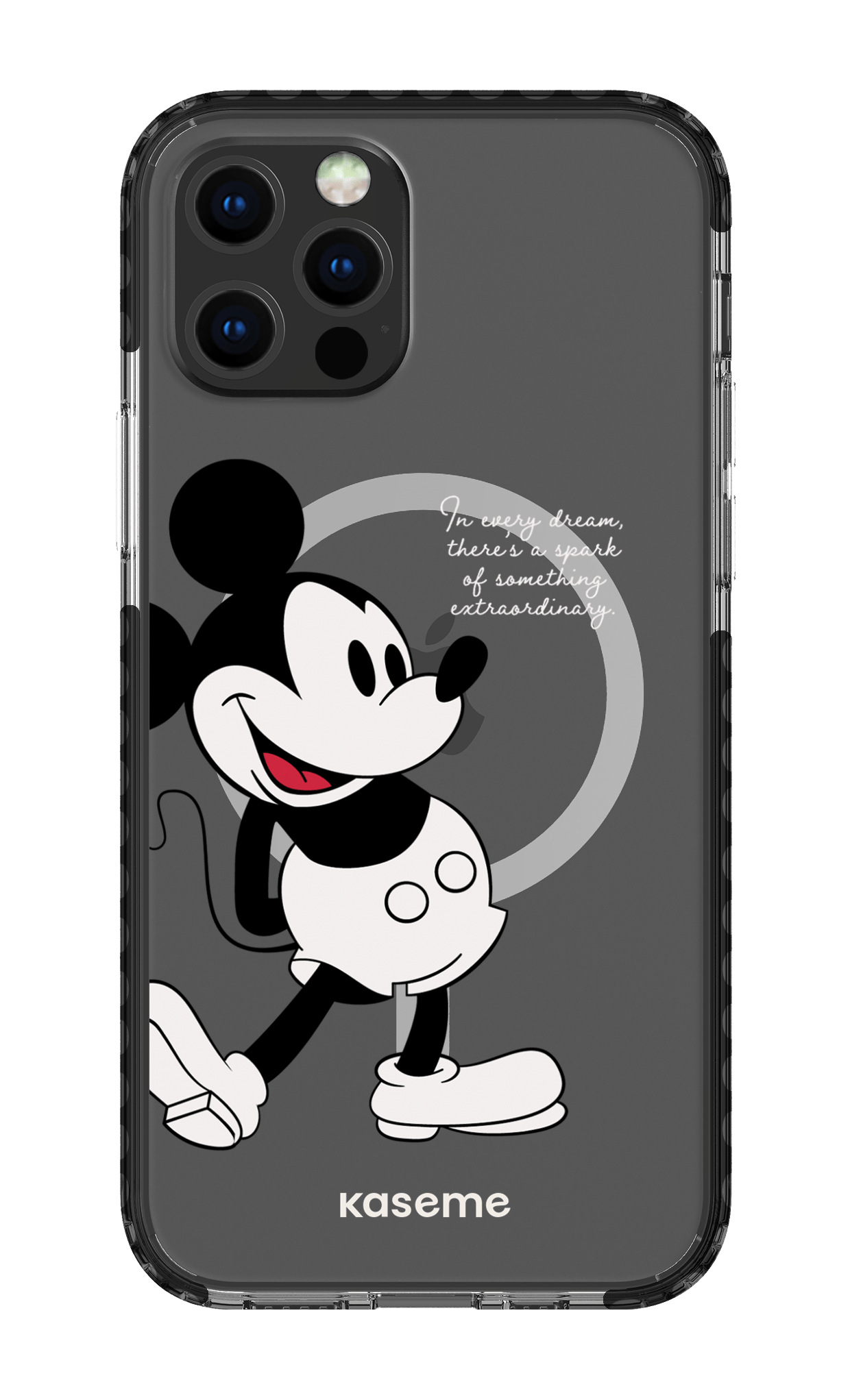 Dreamscape Clear Case - iPhone 12 Pro Clear Case Magsafe - Black