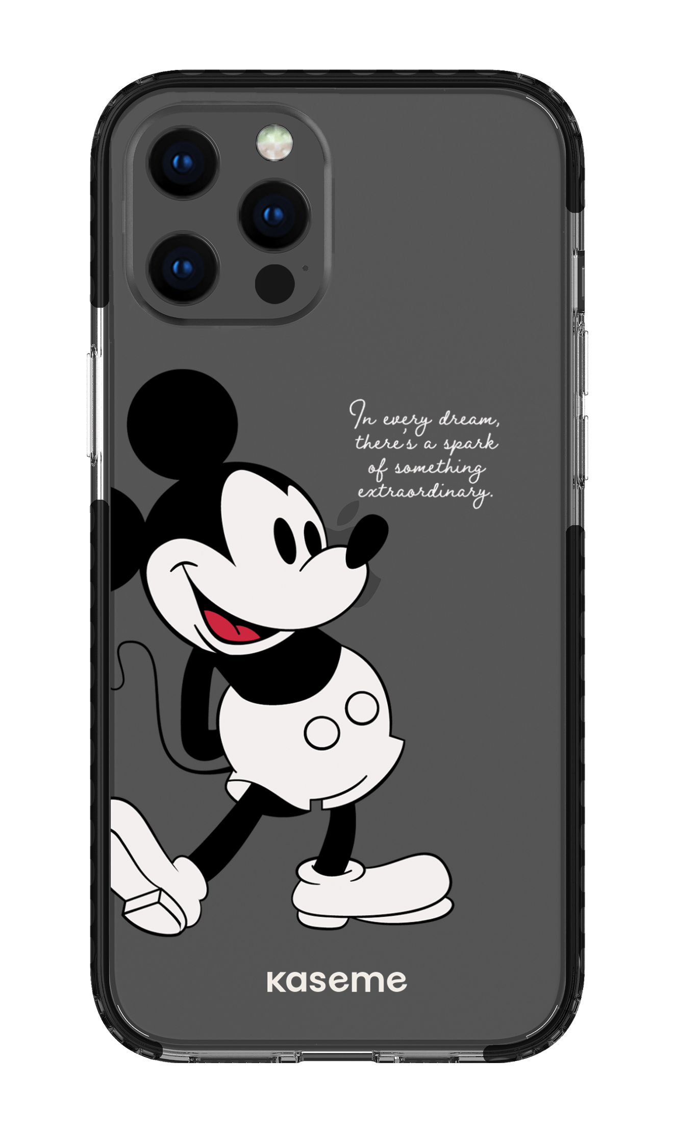 Dreamscape Clear Case - iPhone 12 Pro Max Clear Case - Black