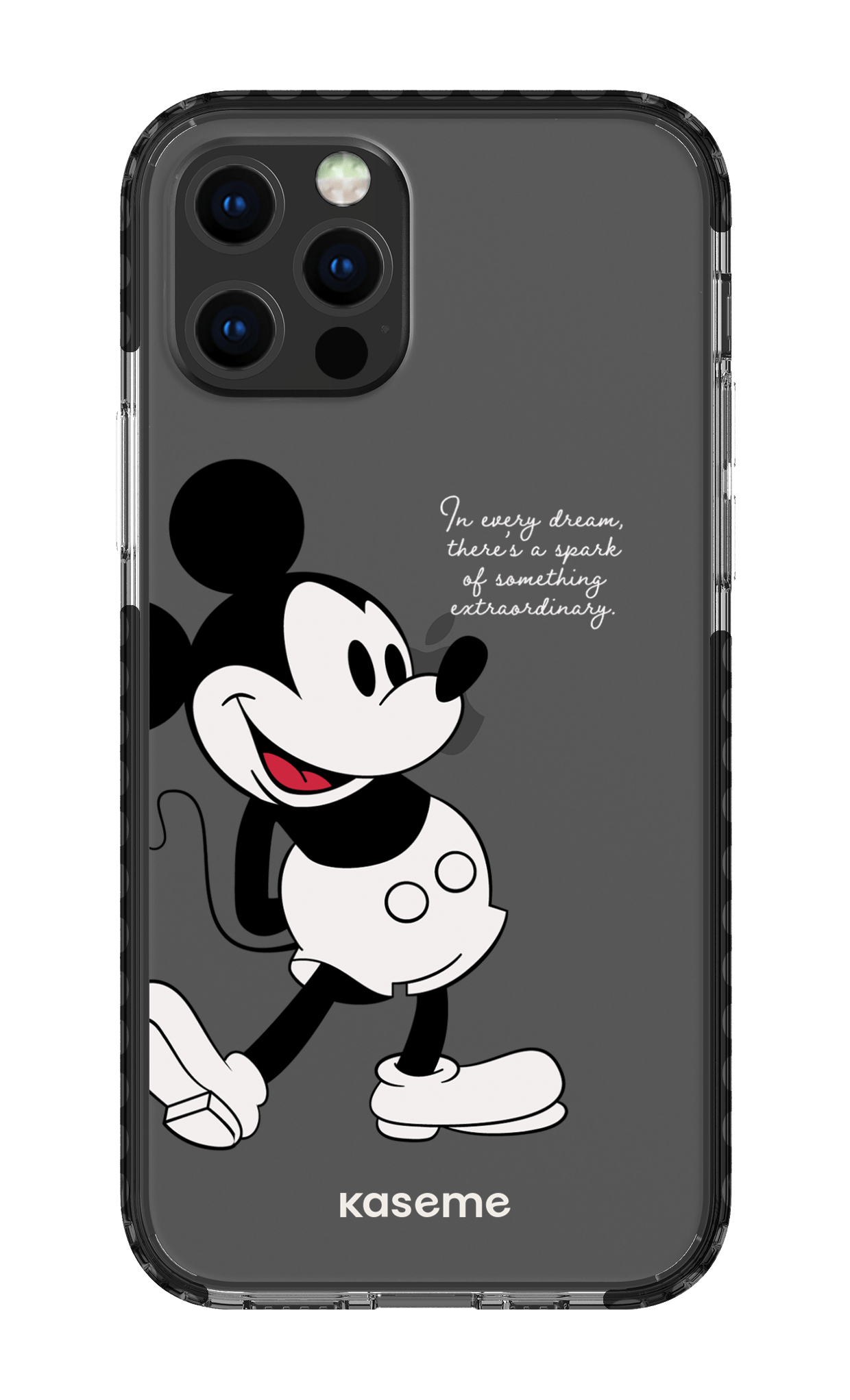 Dreamscape Clear Case - iPhone 12 pro Clear Case Black