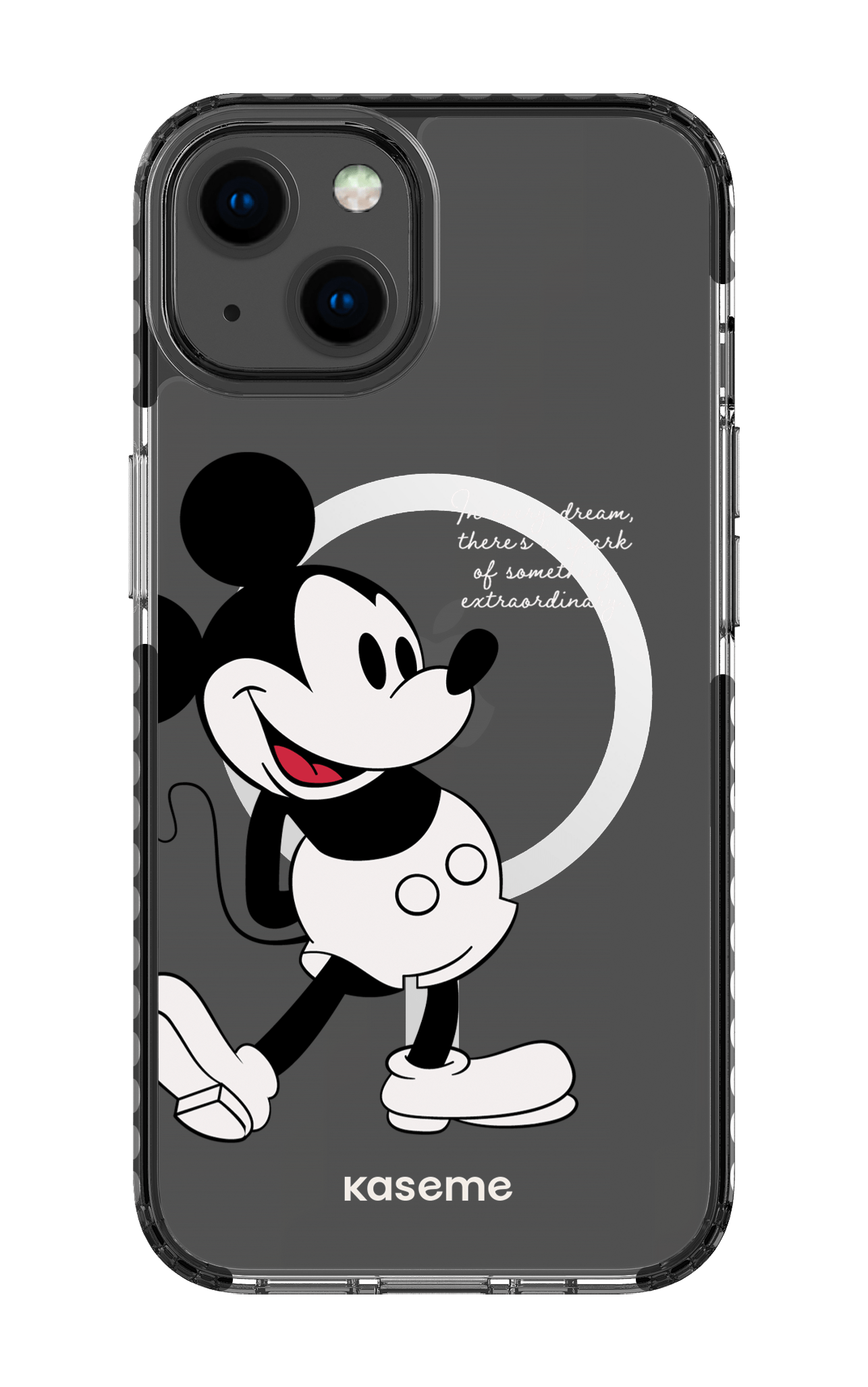 Dreamscape Clear Case - iPhone 13 Clear Case Magsafe - Black