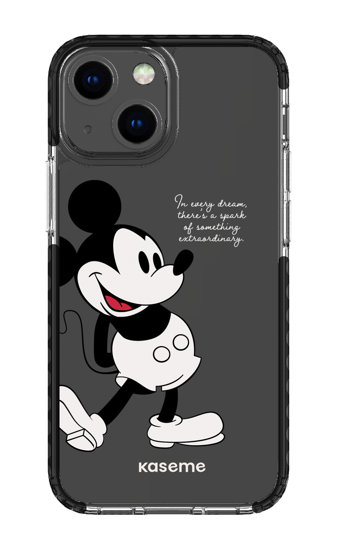 Dreamscape Clear Case - iPhone 13 Mini Clear Case - Black