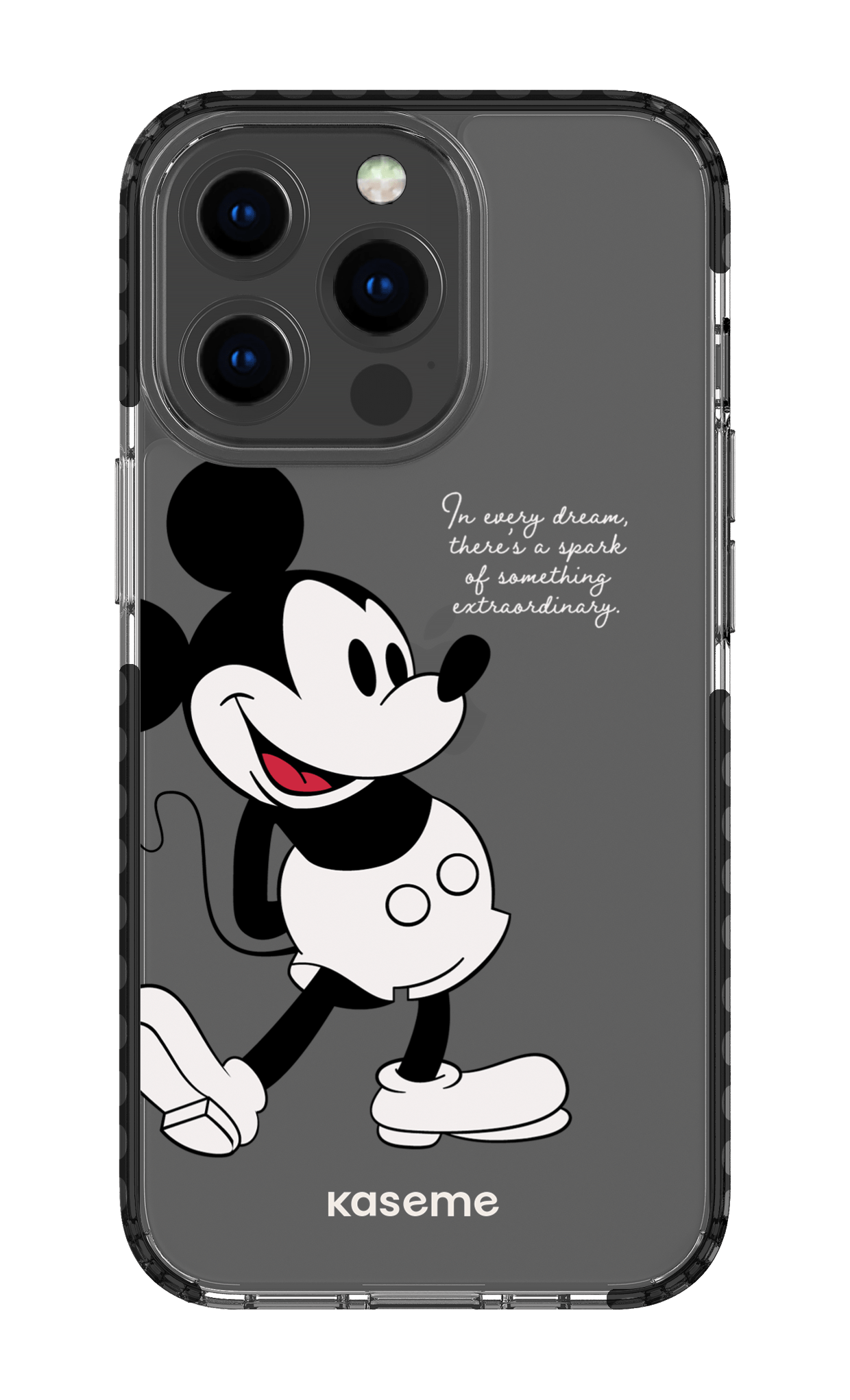Dreamscape Clear Case - iPhone 13 Pro Clear Case - Black