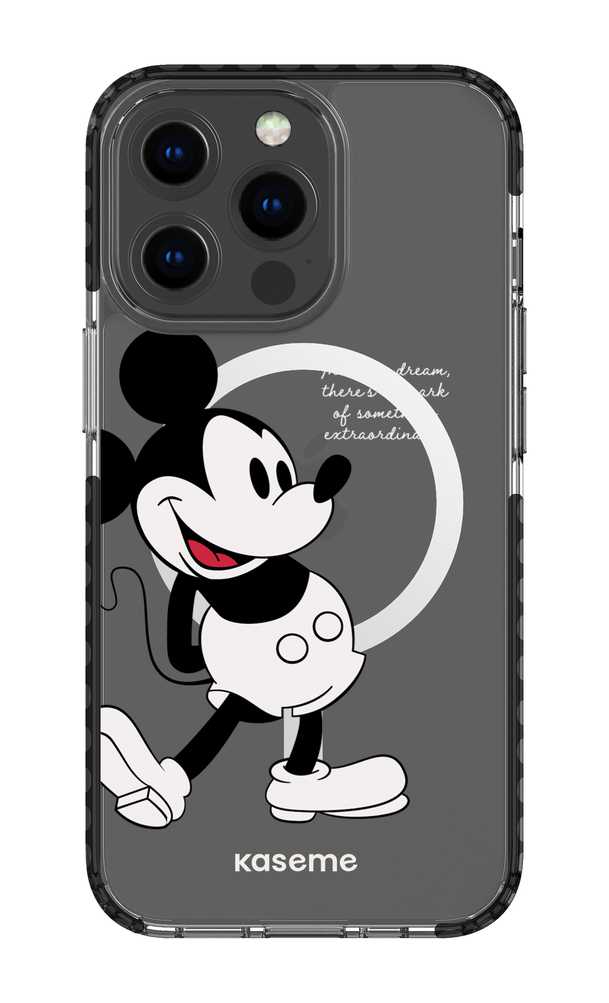 Dreamscape Clear Case - iPhone 13 Pro Clear Case Magsafe - Black