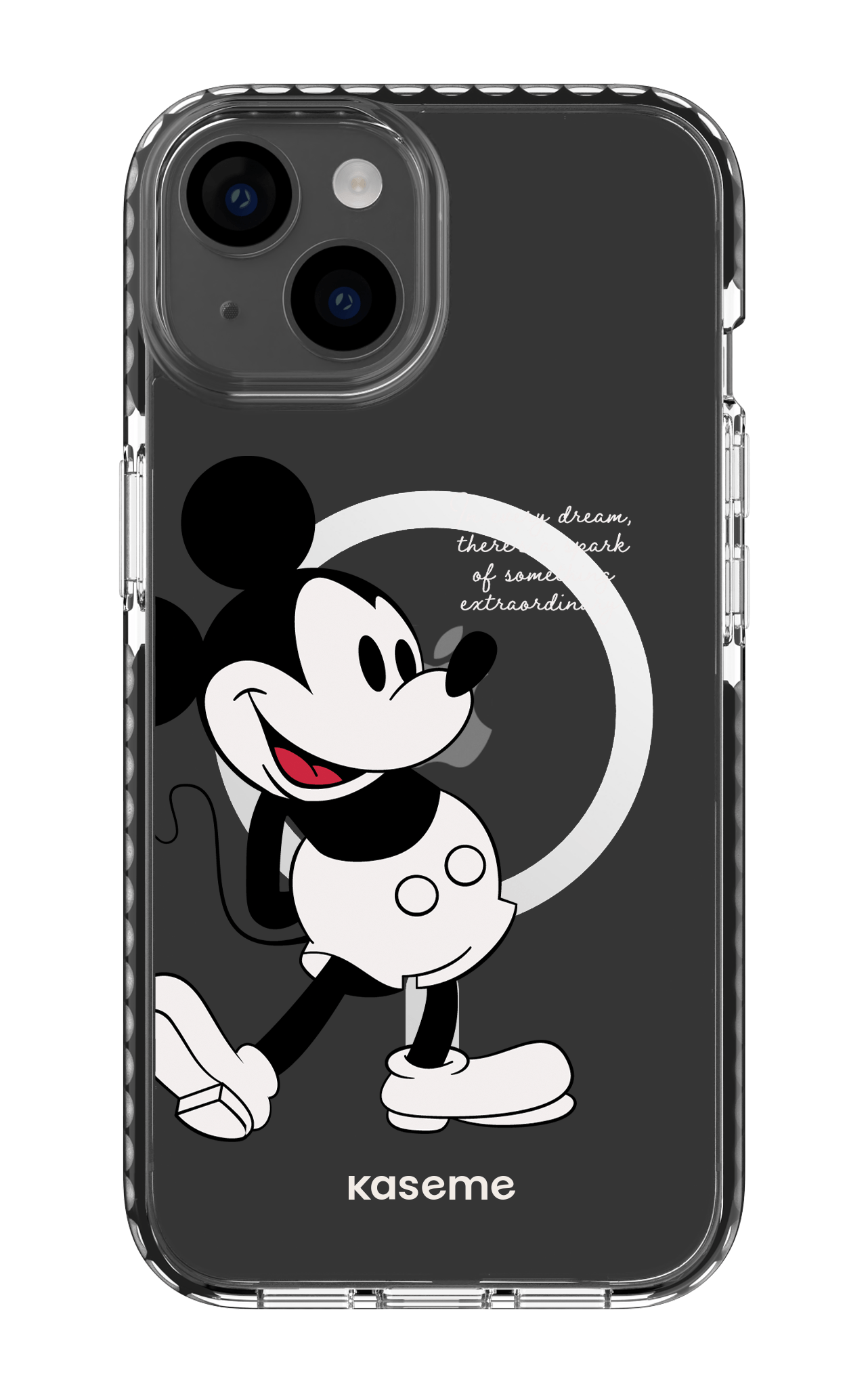 Dreamscape Clear Case - iPhone 14 Clear Case Magsafe - Black