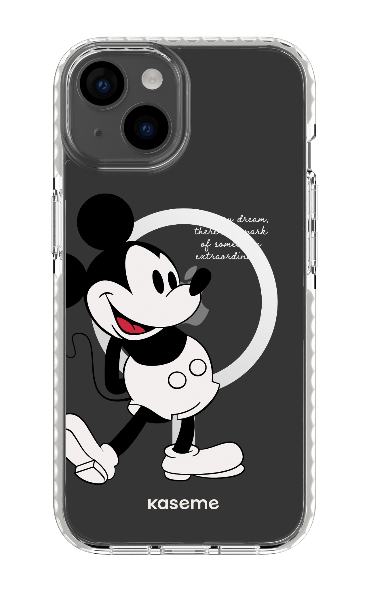 Dreamscape Clear Case - iPhone 14 Clear Case Magsafe - White