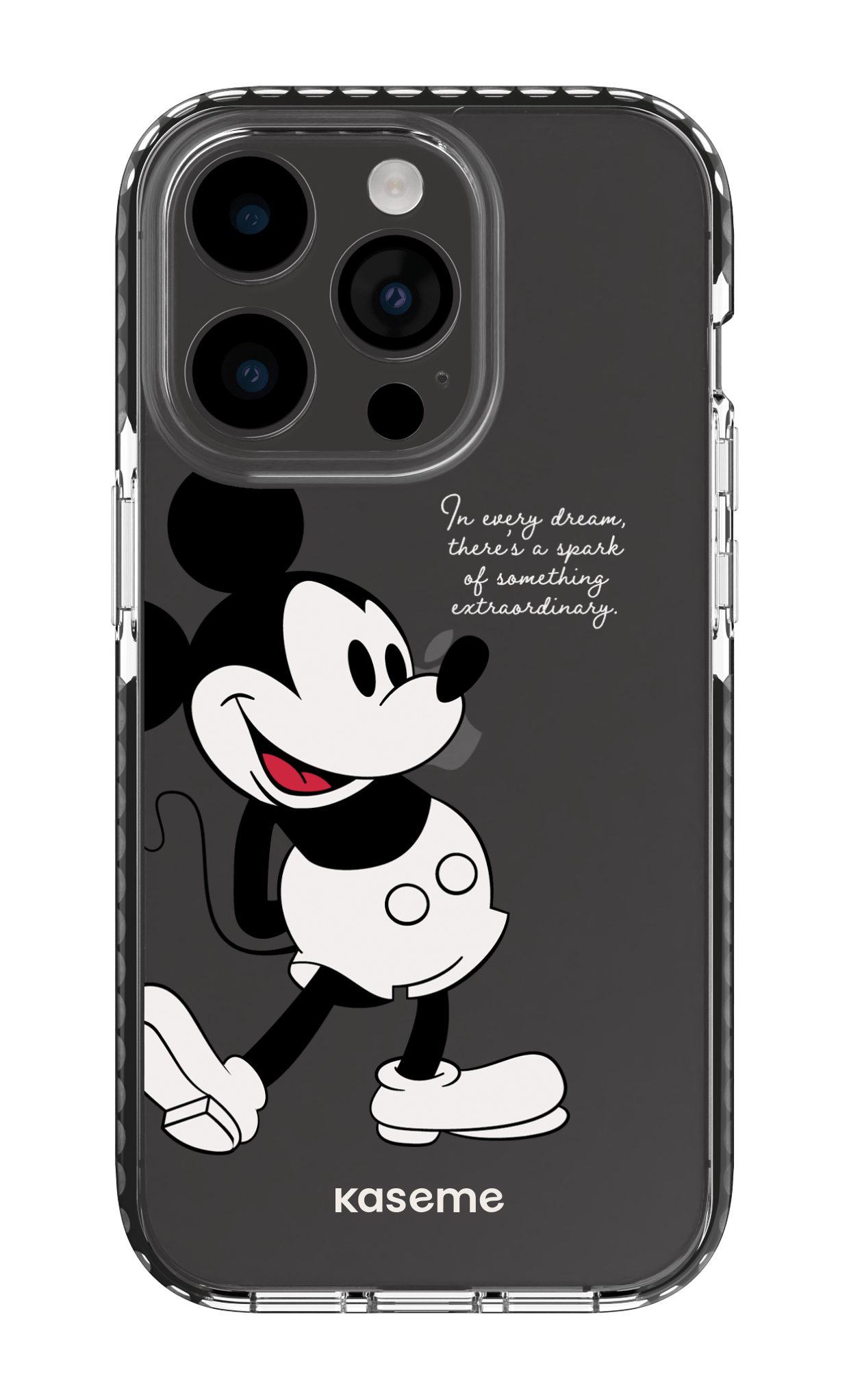 Dreamscape Clear Case - iPhone 14 Pro Clear Case - Black