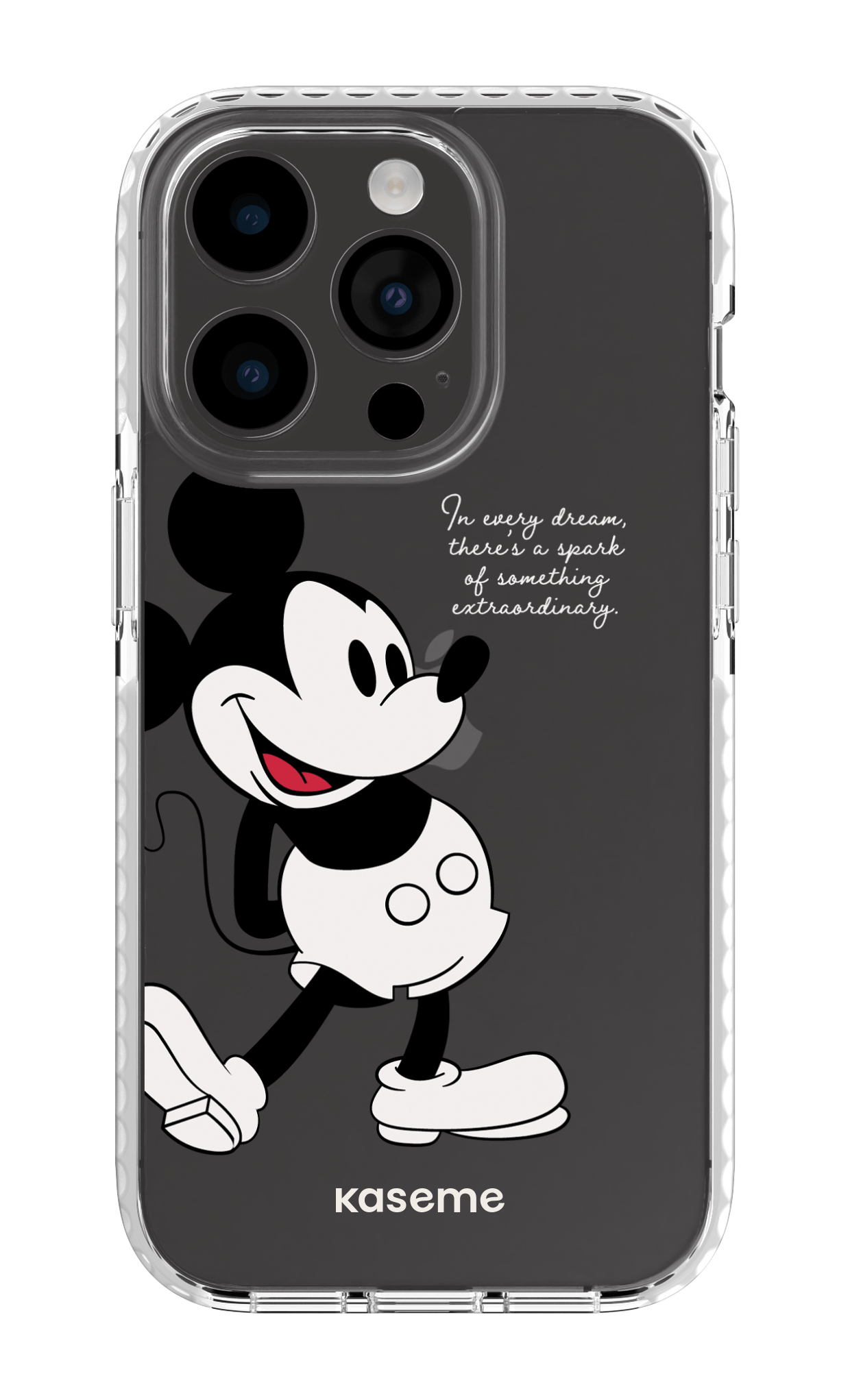 Dreamscape Clear Case - iPhone 14 Pro Clear Case white