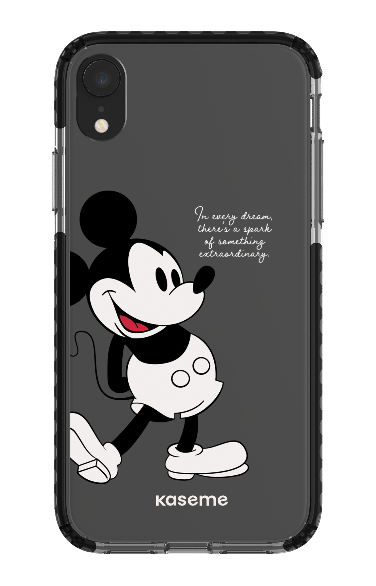 Dreamscape Clear Case - iPhone XR Clear Case - Black