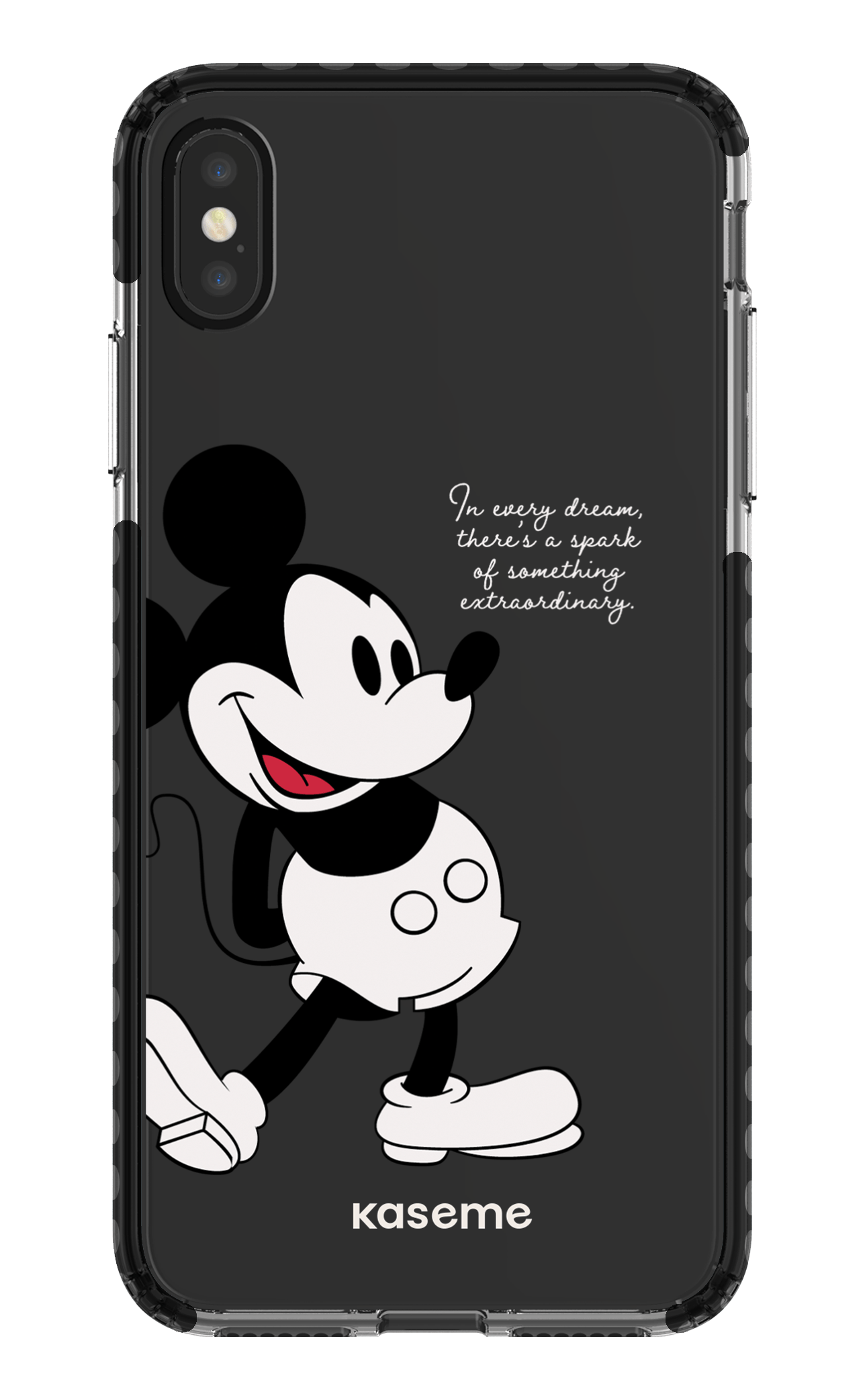 Dreamscape Clear Case - iPhone XS Max Clear Case - Black