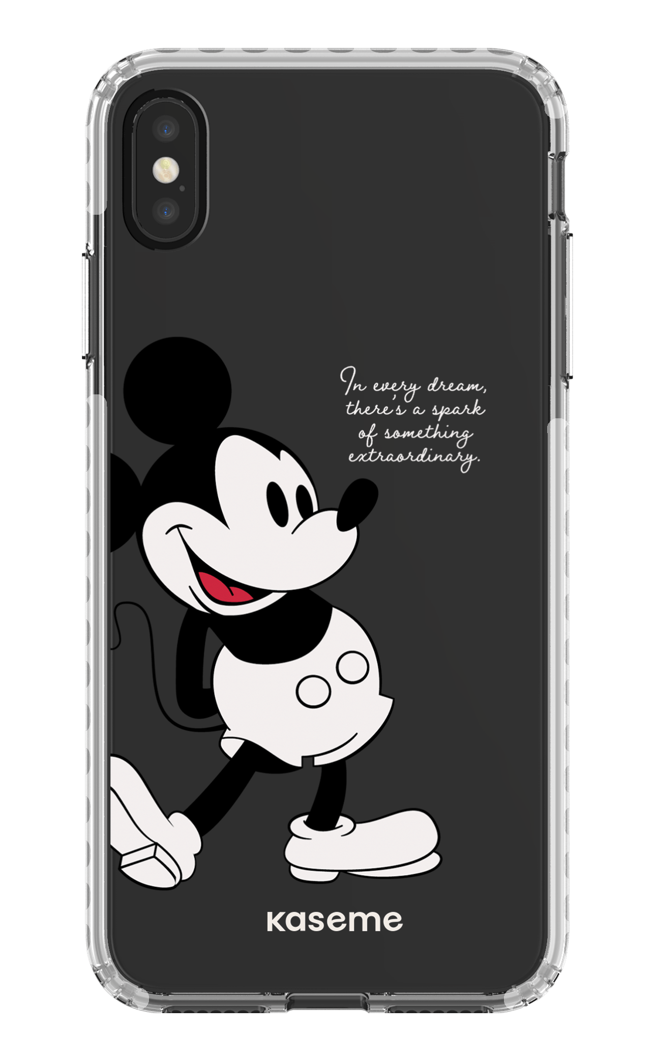 Dreamscape Clear Case - iPhone XS Max Clear Case - White