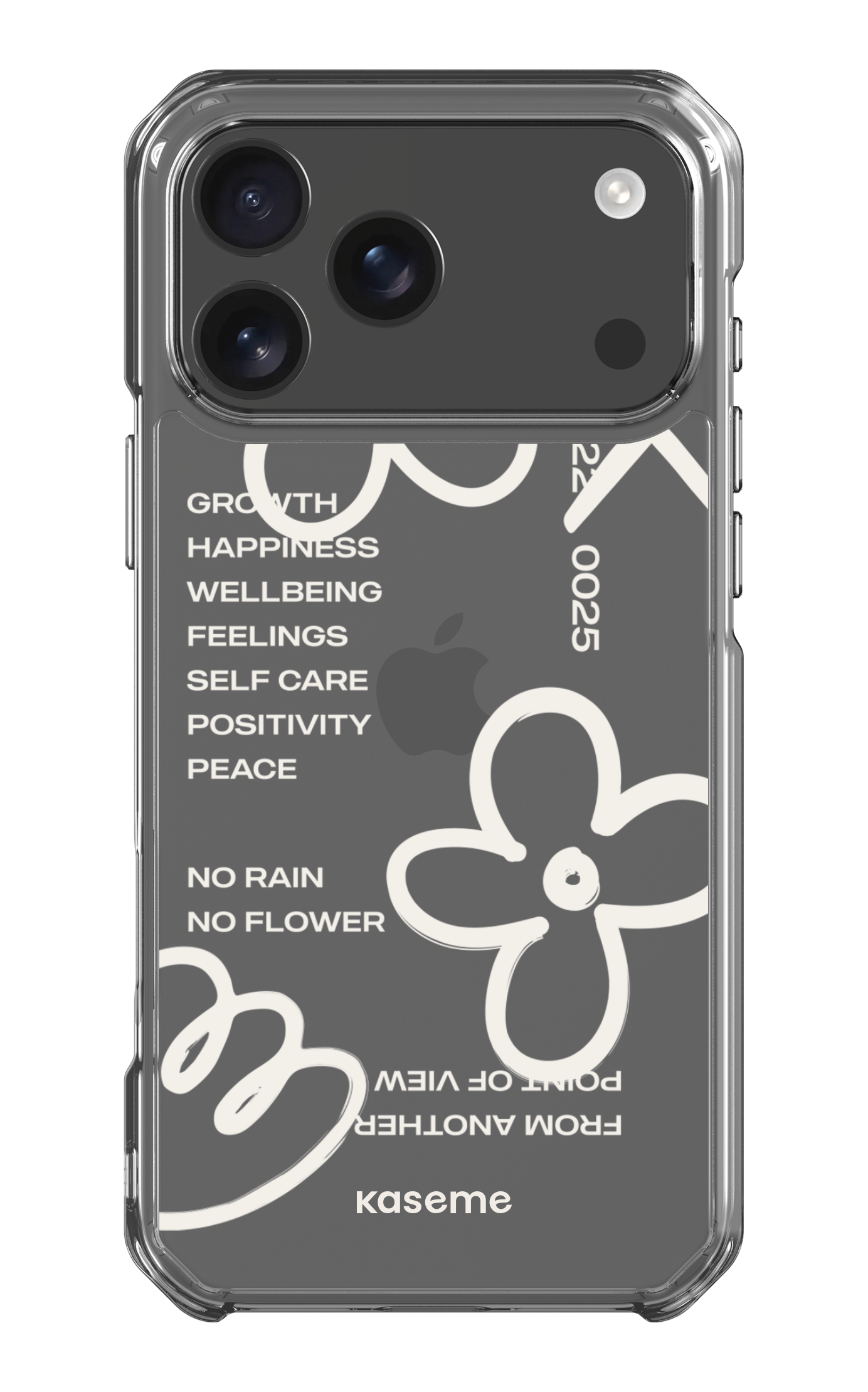 Feelings white Clear Case -