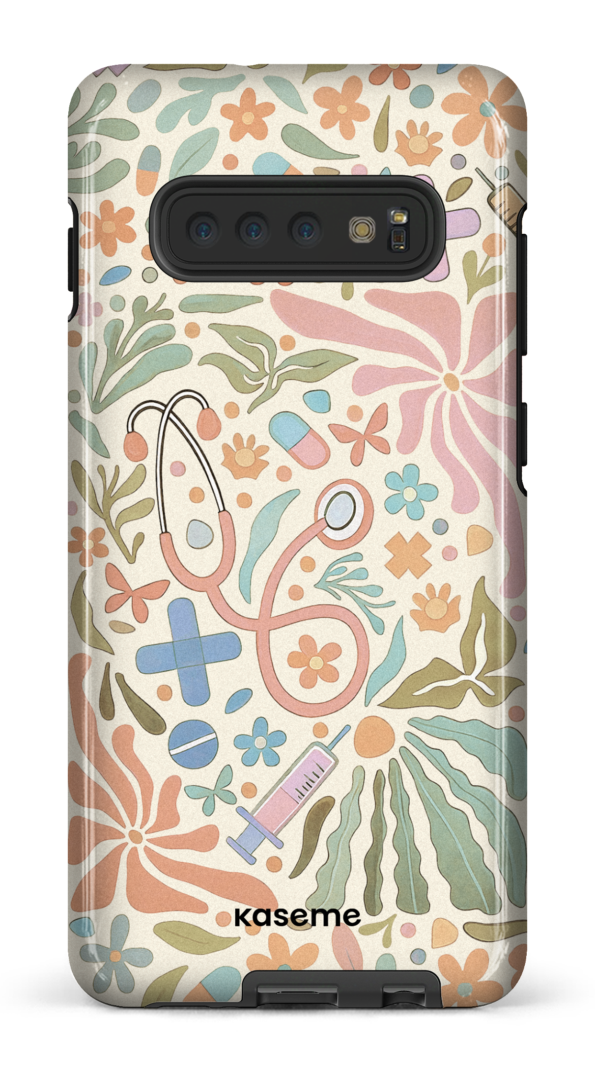 Galaxy S10 Plus Tough VitaBloom Beige -