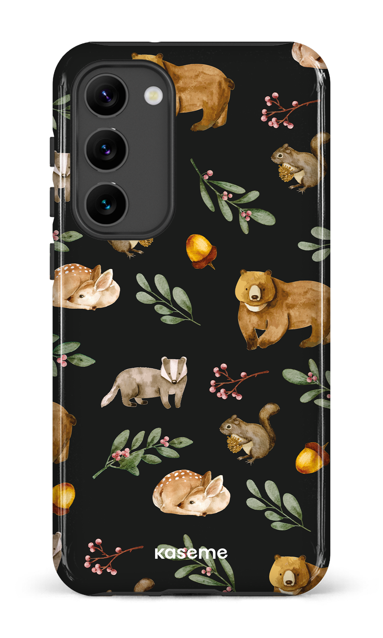Galaxy S23 Plus Tough Gloss Furry Forest -