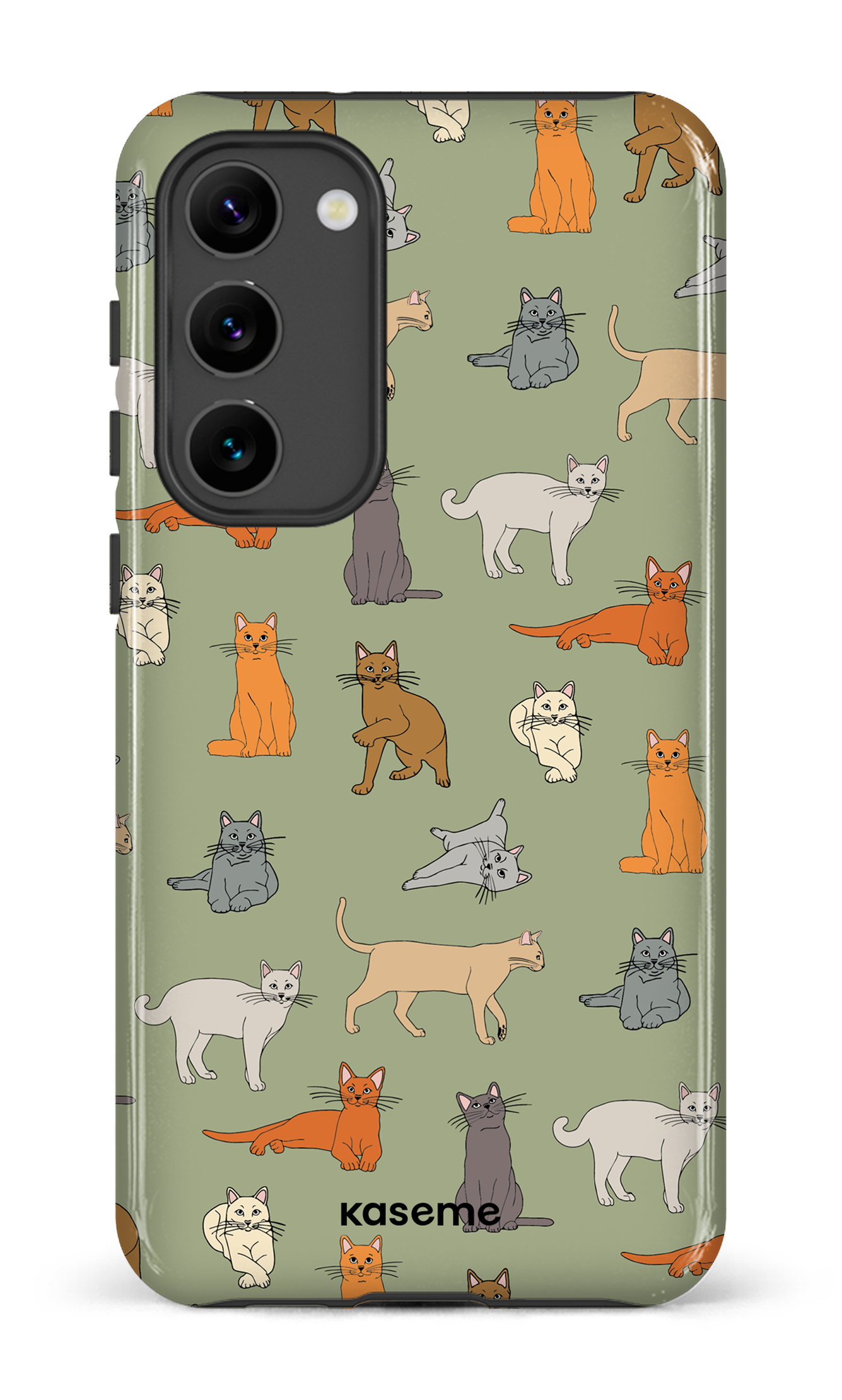Galaxy S23 Plus Tough Gloss Kitty green -