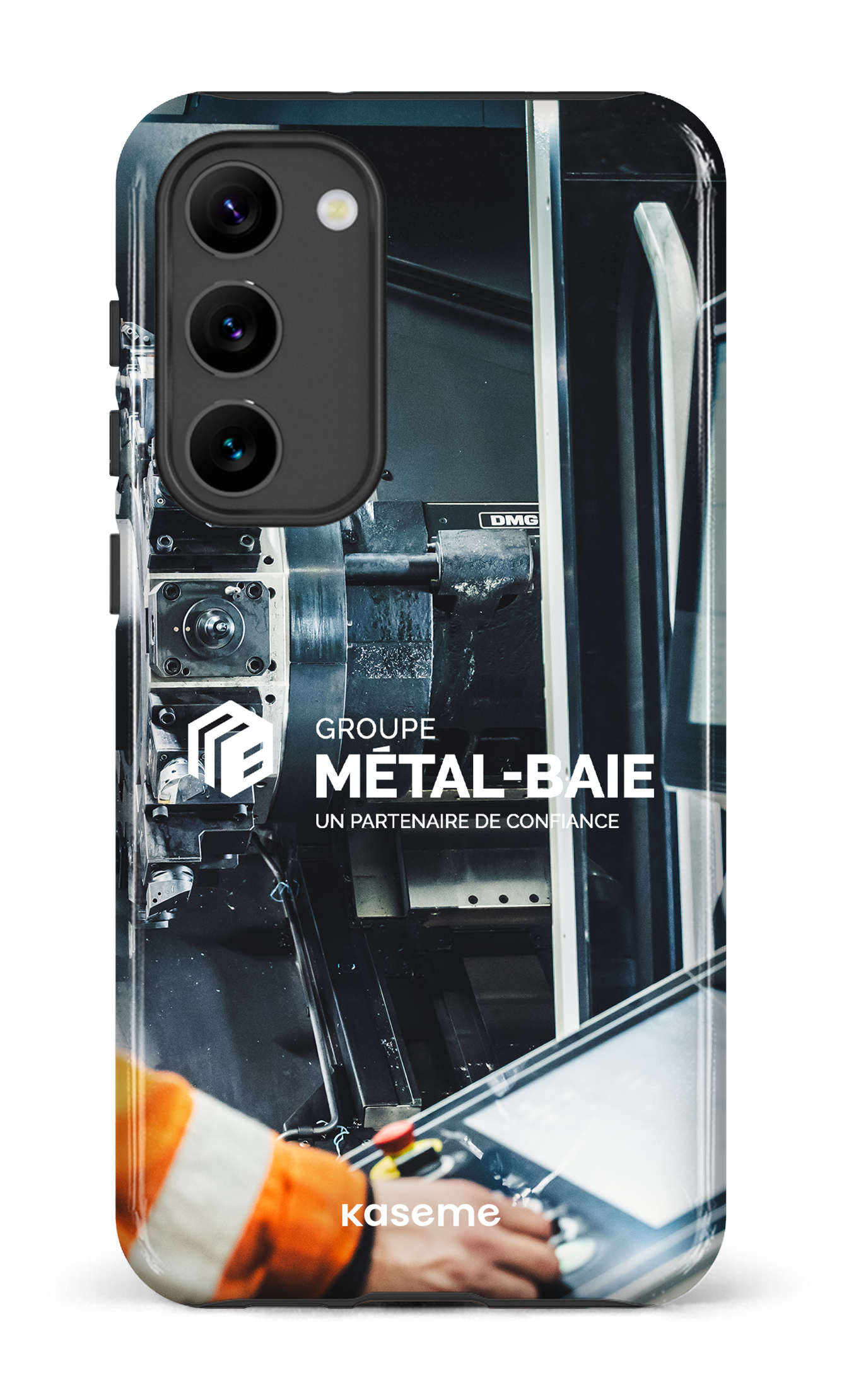 Galaxy S23 Plus Tough Gloss Le machinage par Métal-Baie -