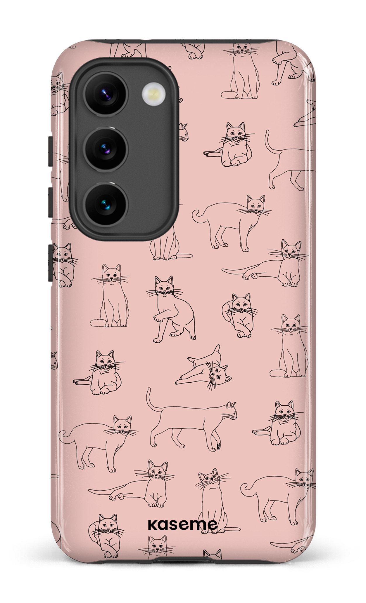 Galaxy S23 Tough Gloss Kitty pink -