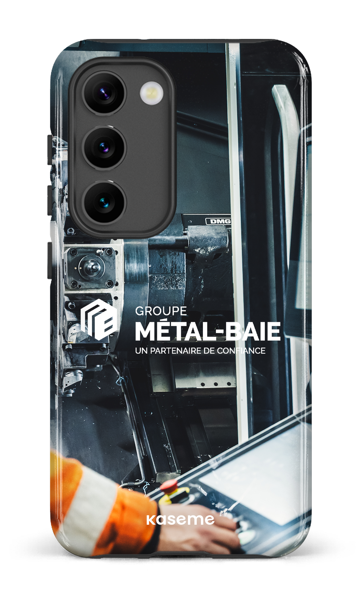 Galaxy S23 Tough Gloss Le machinage par Métal-Baie -