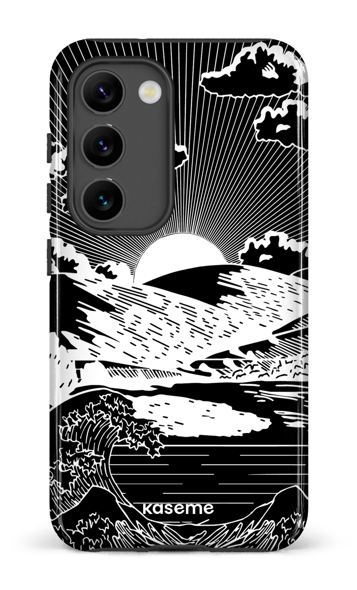 Galaxy S23 Tough Gloss Sunbath black -