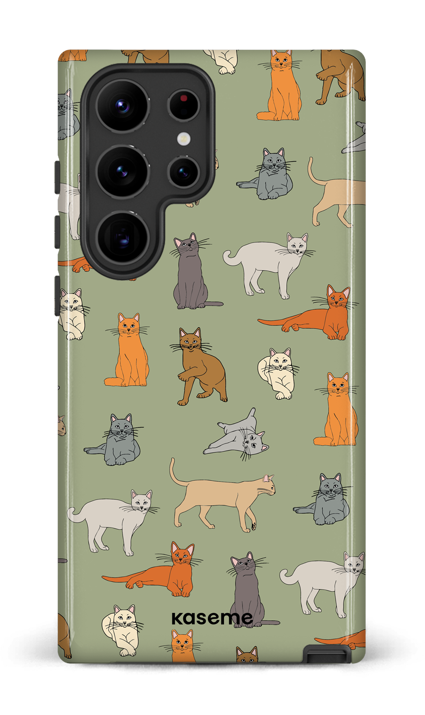 Galaxy S23 Ultra Tough Gloss Kitty green -