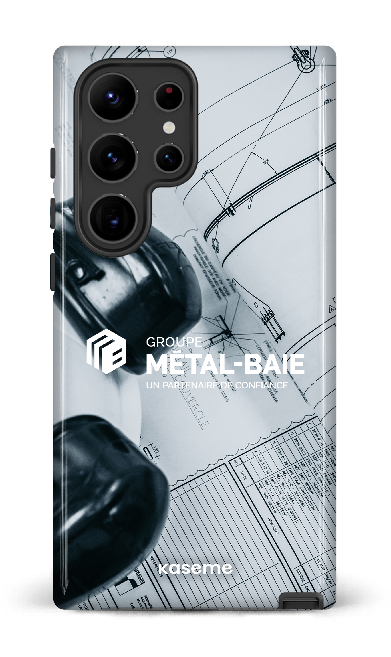 Galaxy S23 Ultra Tough Gloss Le plan par Métal-Baie -