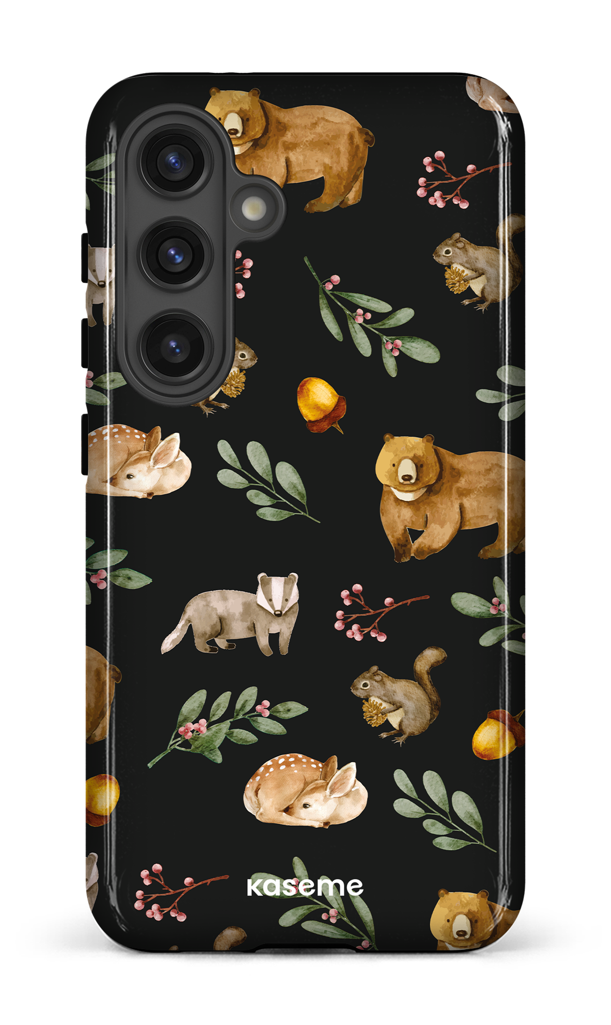 Galaxy S24 Tough (Gloss) Furry Forest -