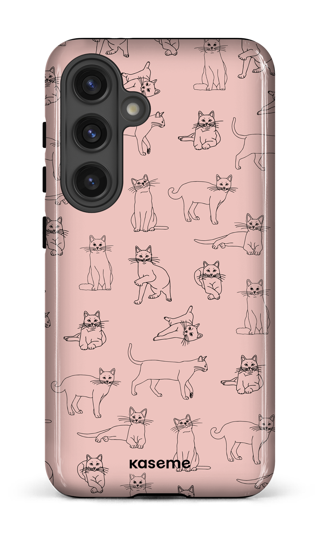 Galaxy S24 Tough (Gloss) Kitty pink -