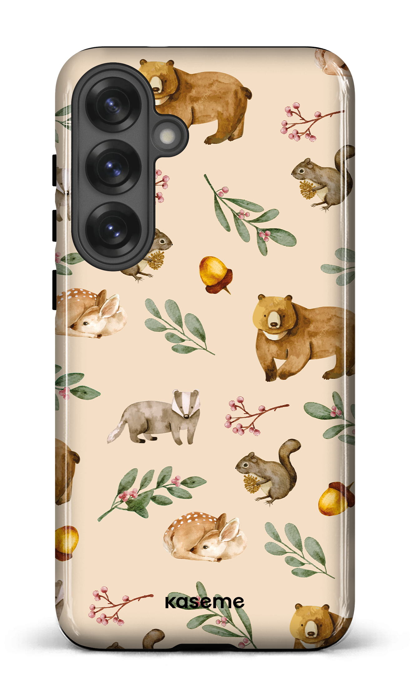 Galaxy S25 Plus Tough (Gloss) Furry Forest Beige -