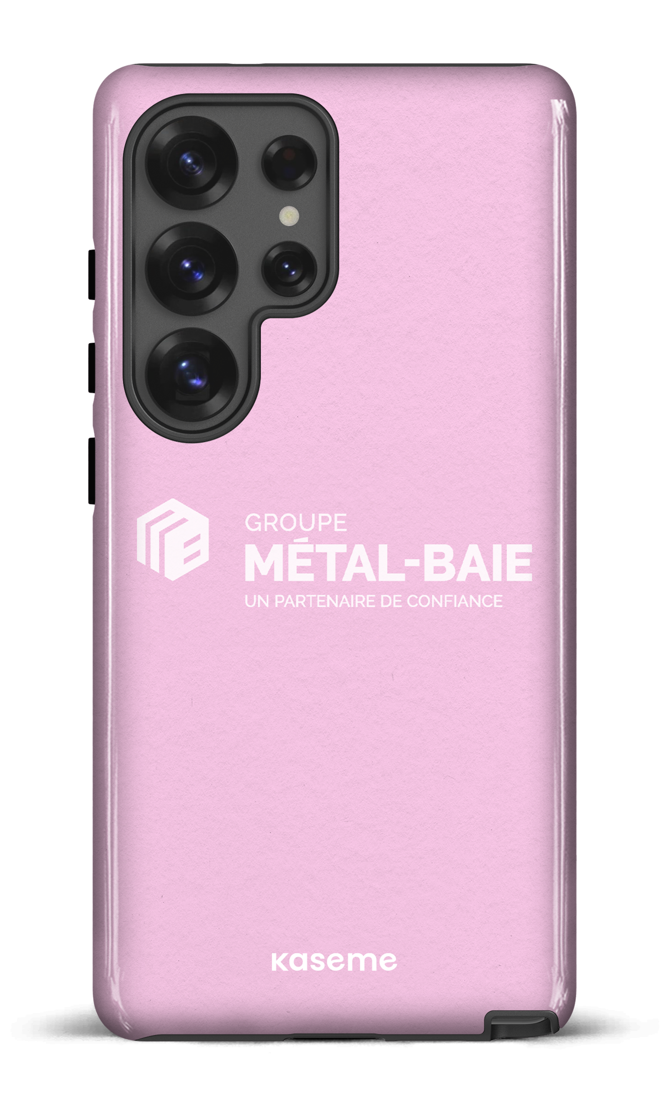 Galaxy S25 Ultra Tough (Gloss) Métal-Baie Rose -
